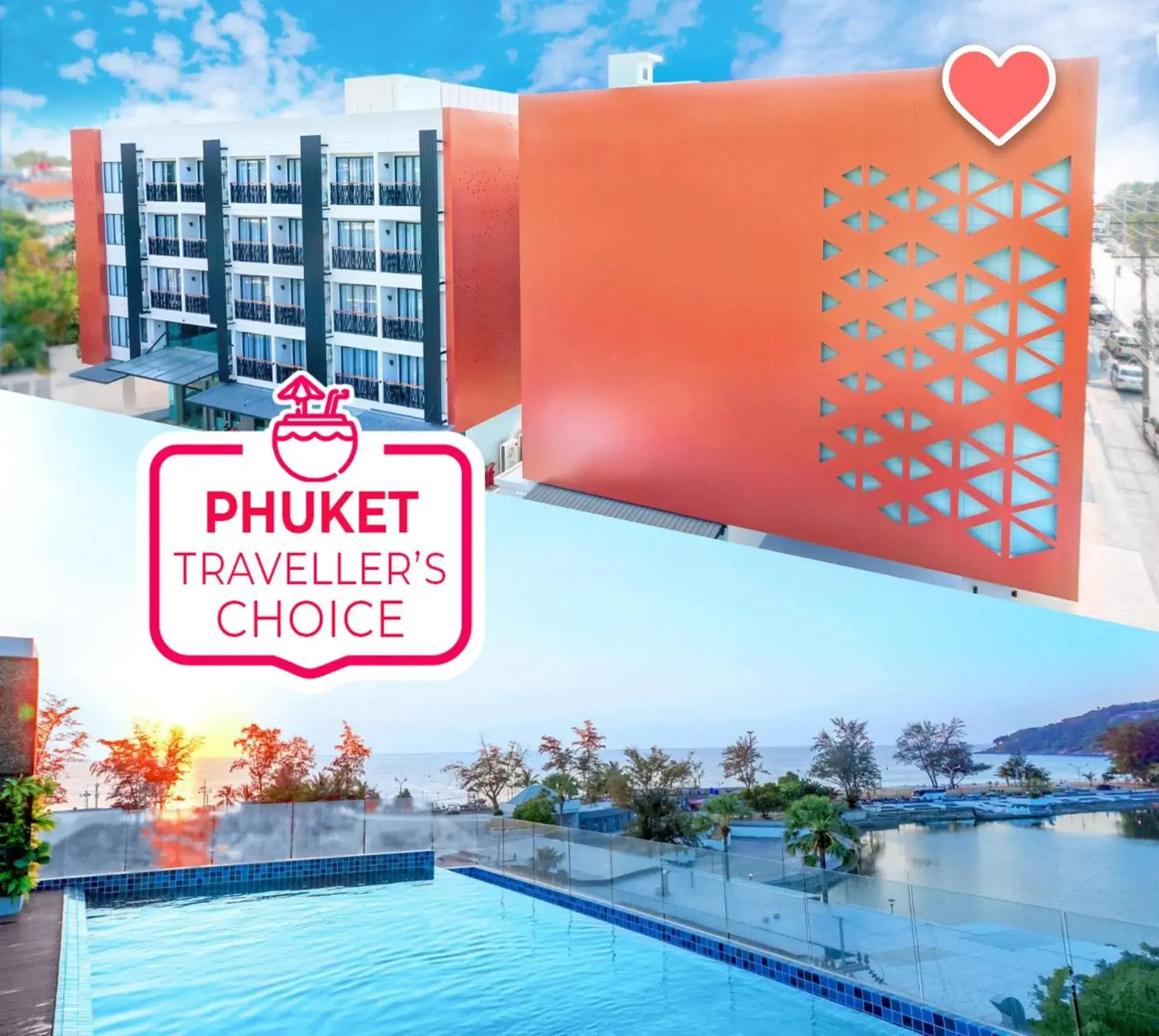 Property building, Swimming Pool in Phoenix Hotel Karon Beach