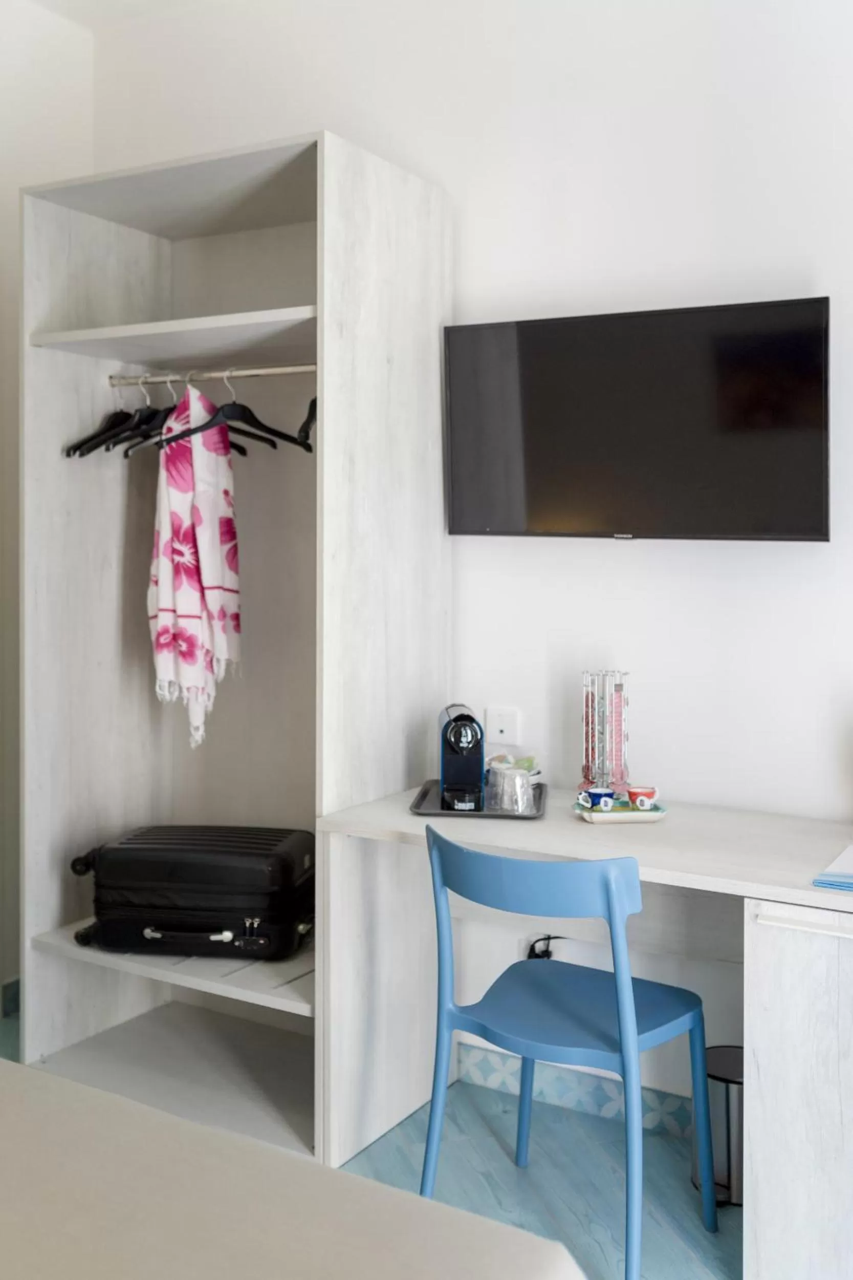 wardrobe in Poseidonia Rooms