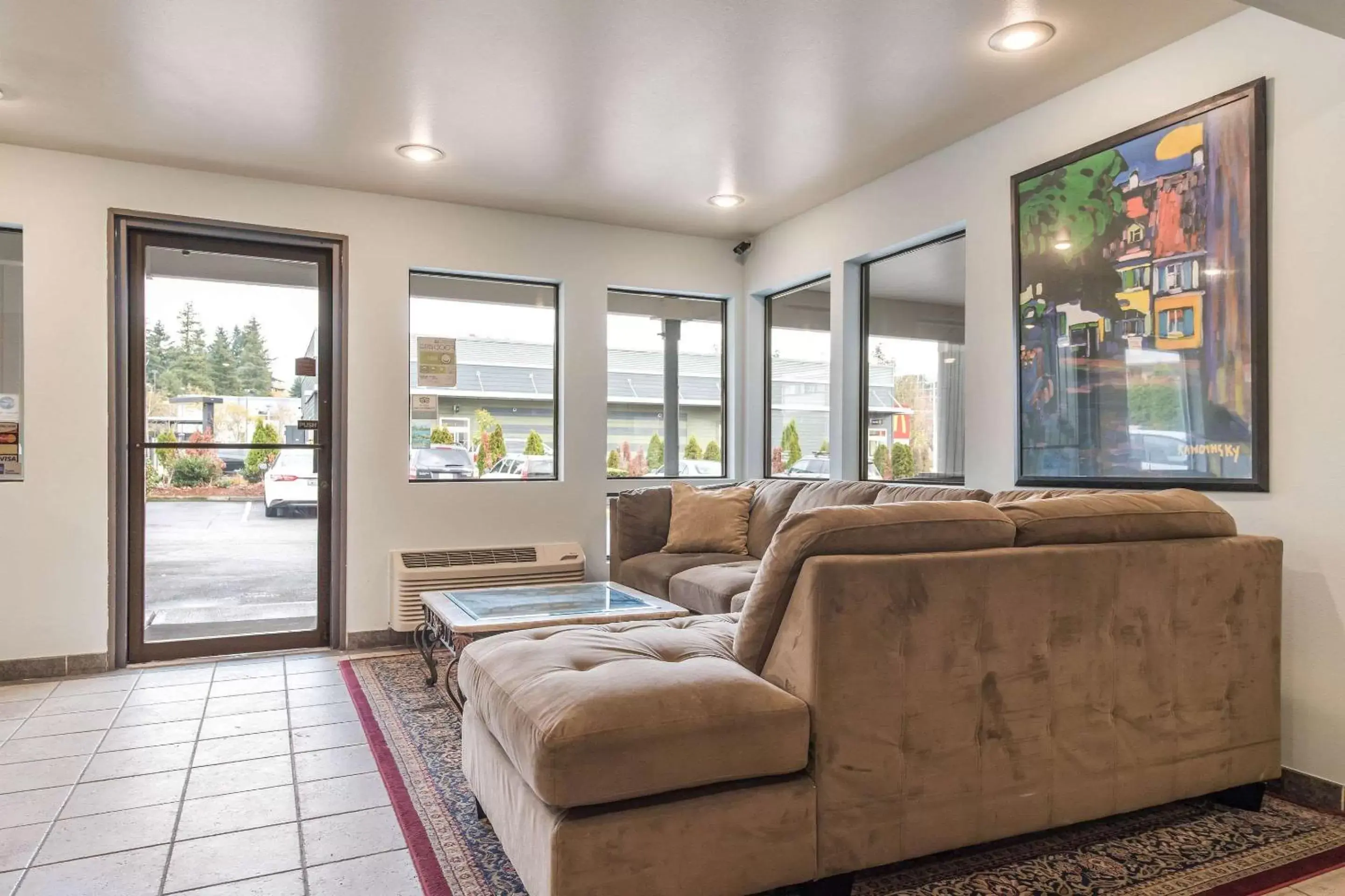 Lobby or reception in Quality Inn Bellevue