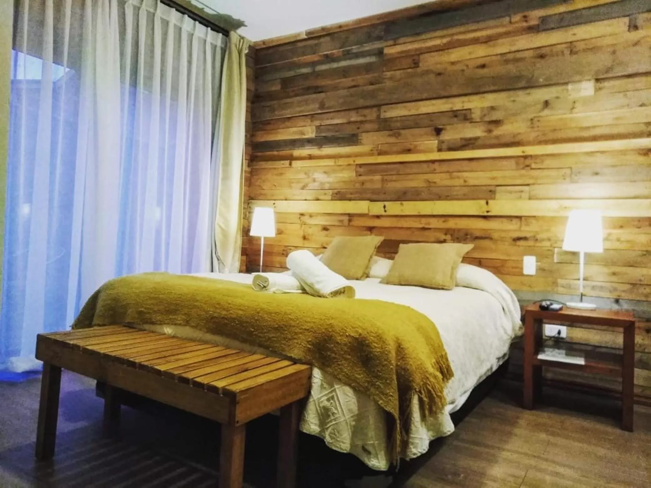 Bed in Hotel 381 Panguipulli