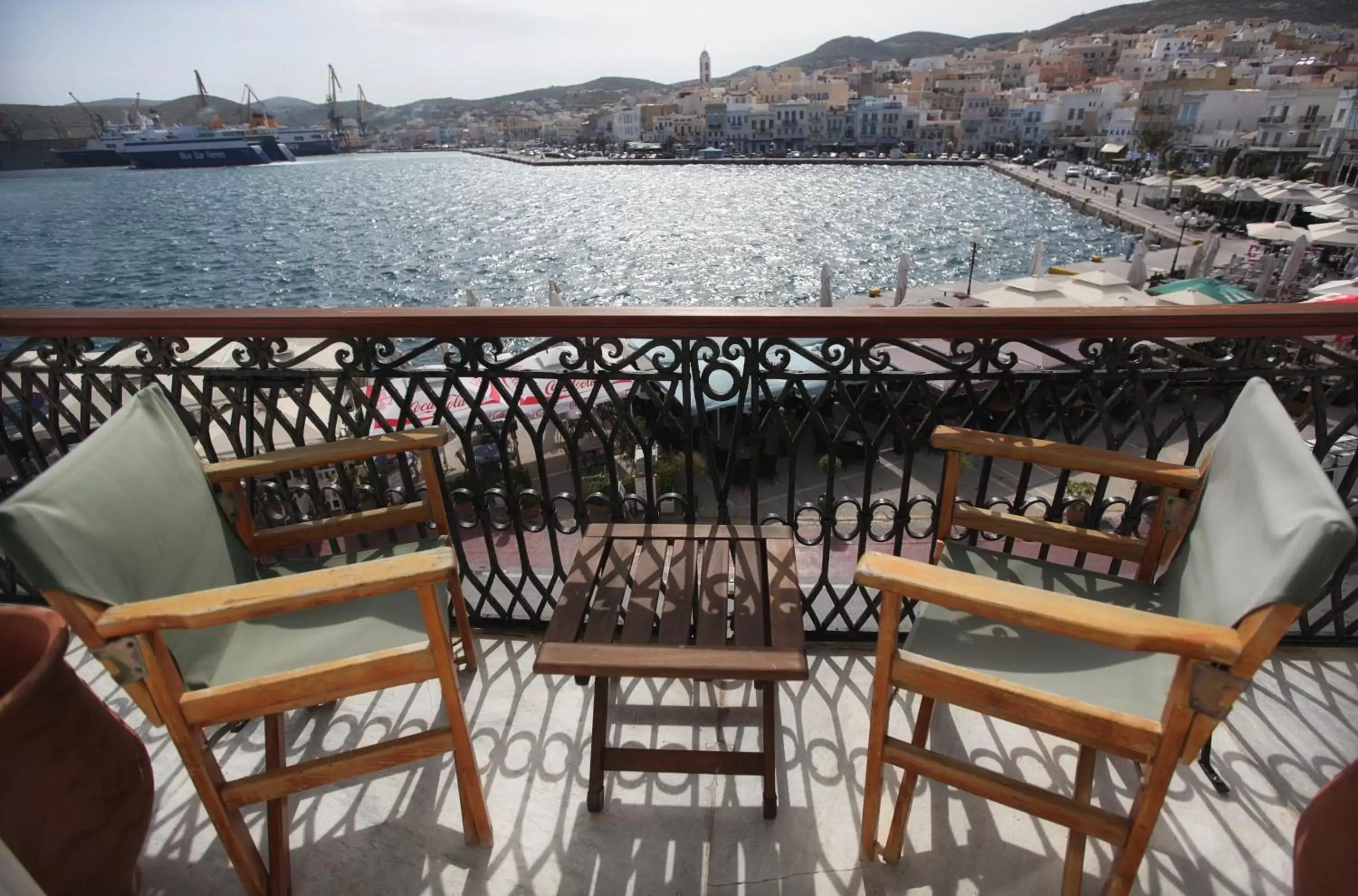 Natural landscape in Hotel Aktaion Syros