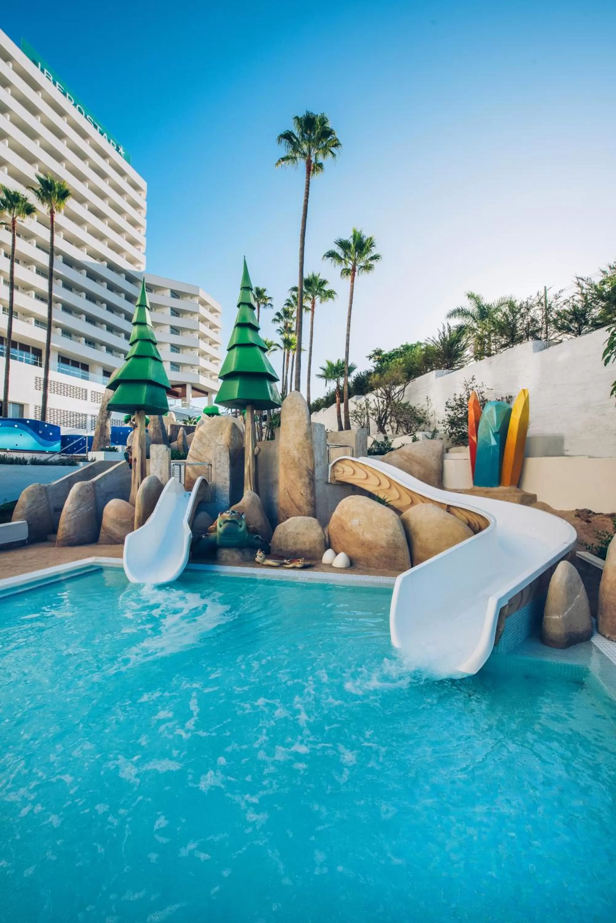 Aqua park in Iberostar Waves Bouganville Playa