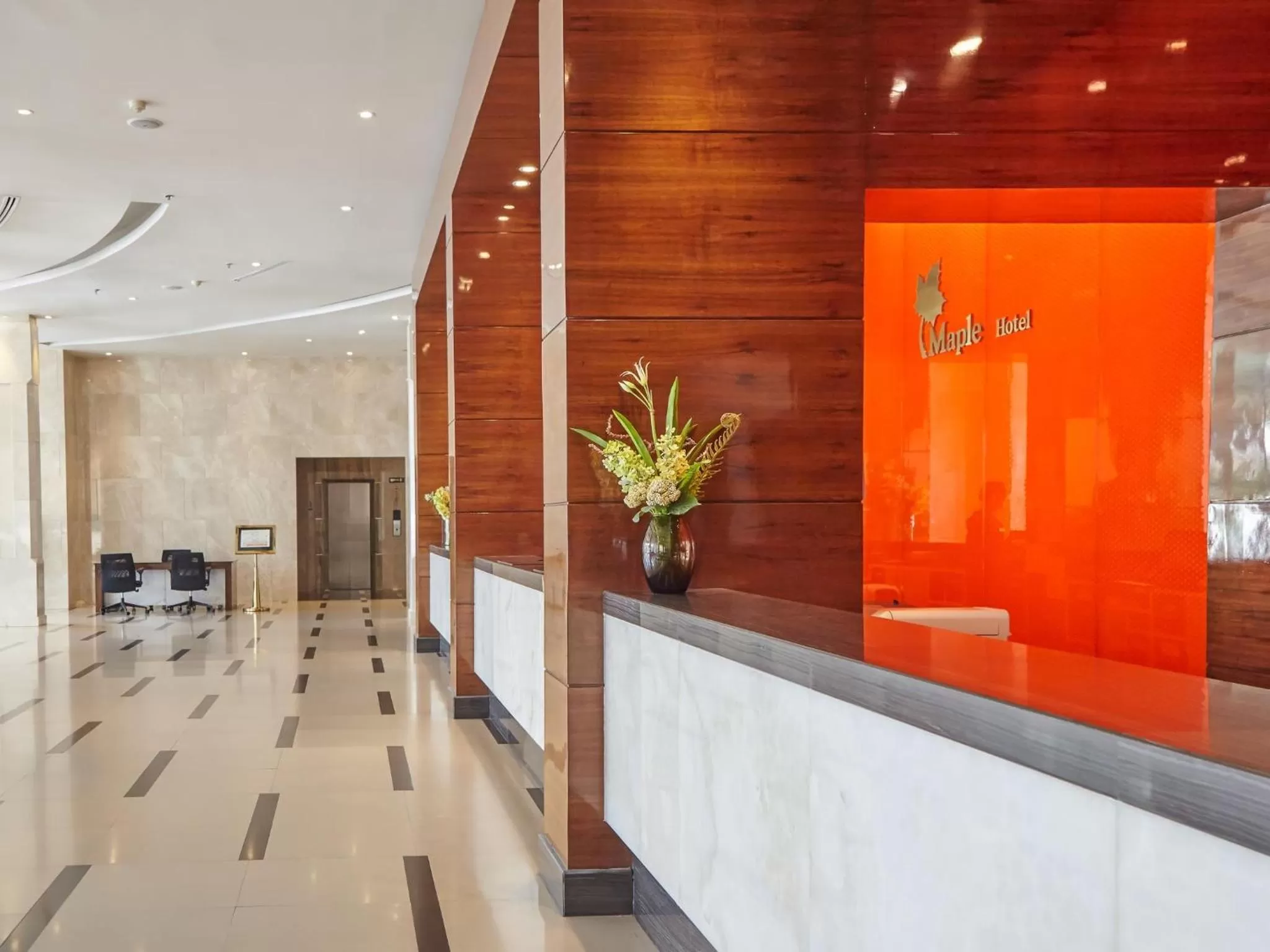 Lobby or reception in Maple Hotel