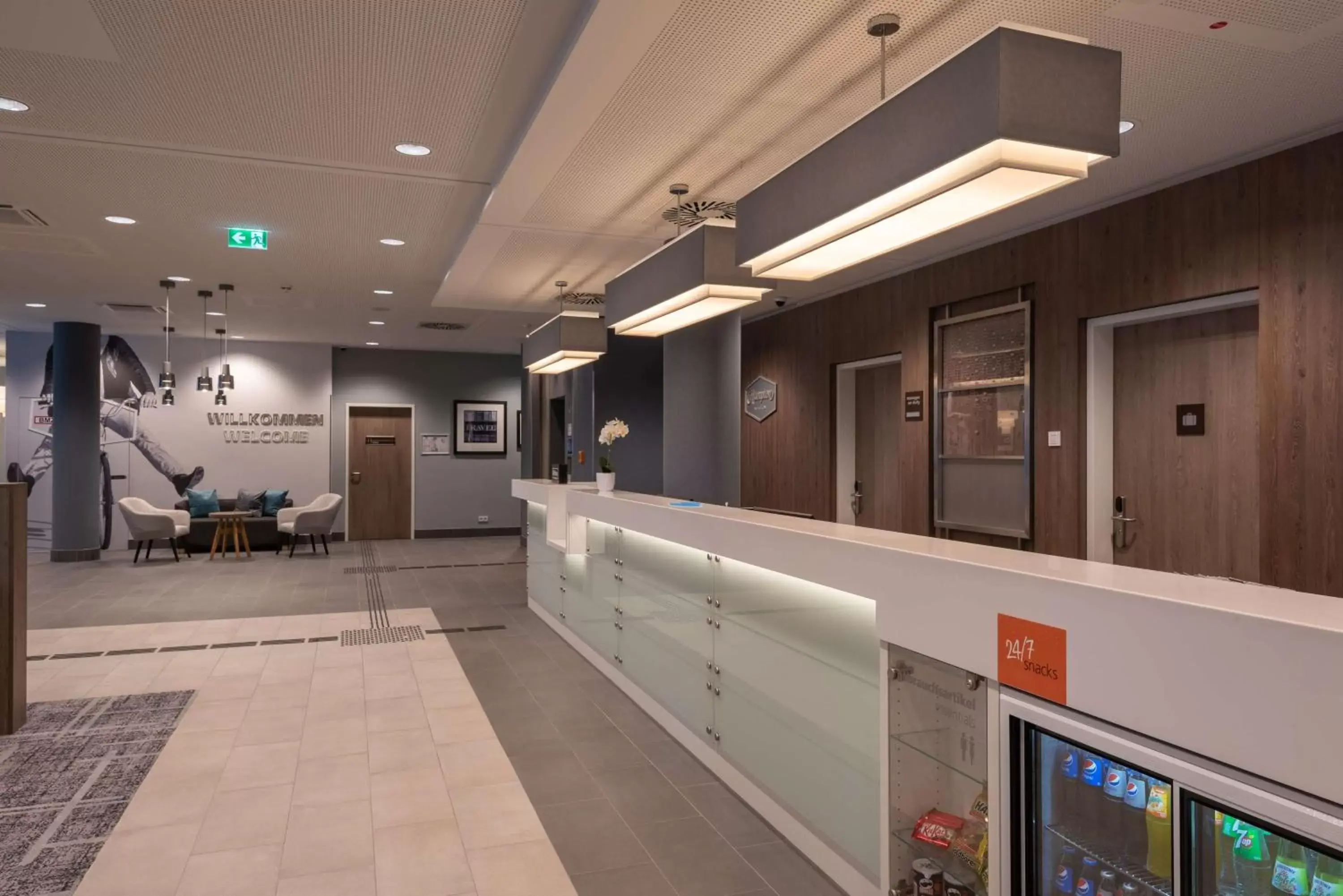 Lobby or reception, Lobby/Reception in Hampton by Hilton Düsseldorf City Centre