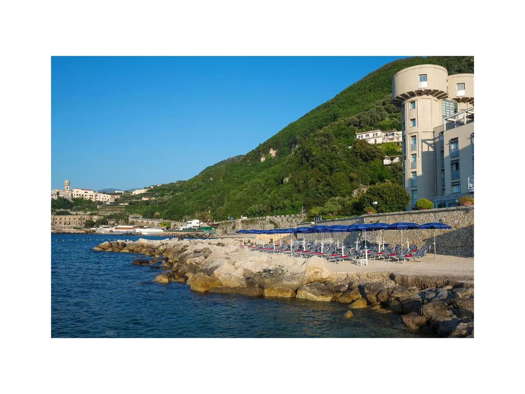 Beach in Towers Hotel Stabiae Sorrento Coast