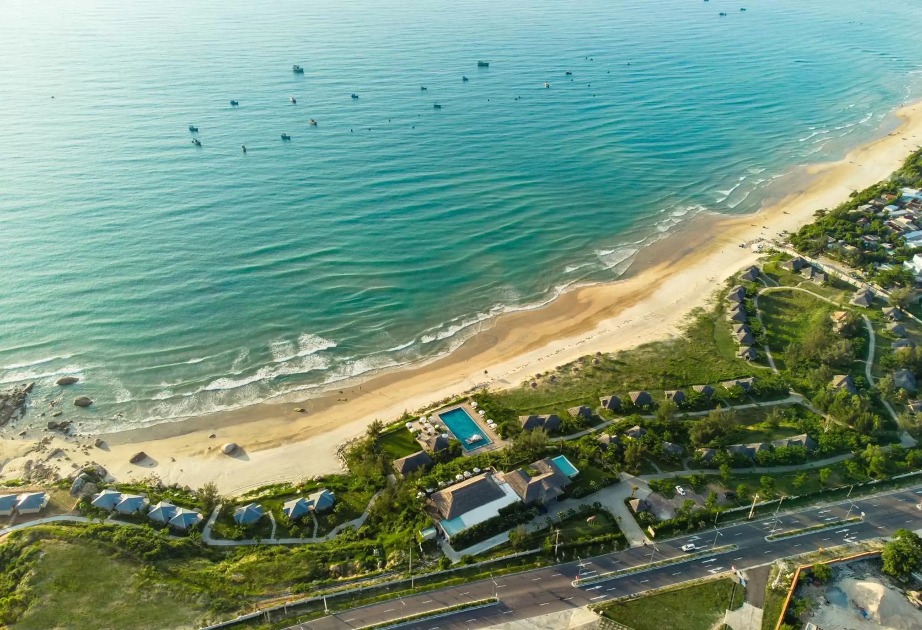 Bird's eye view, Bird's-eye View in Crown Retreat Quy Nhon Resort