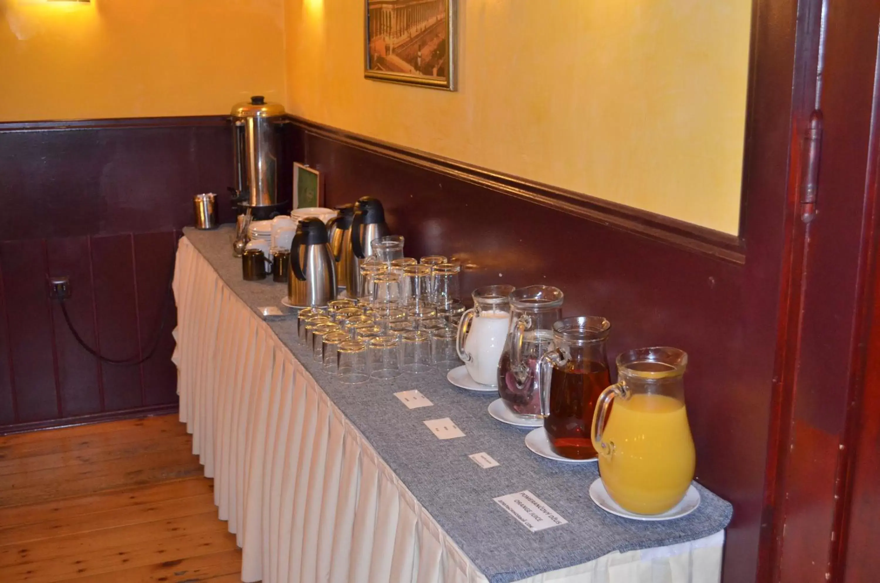 Dining area in Hotel Palacky