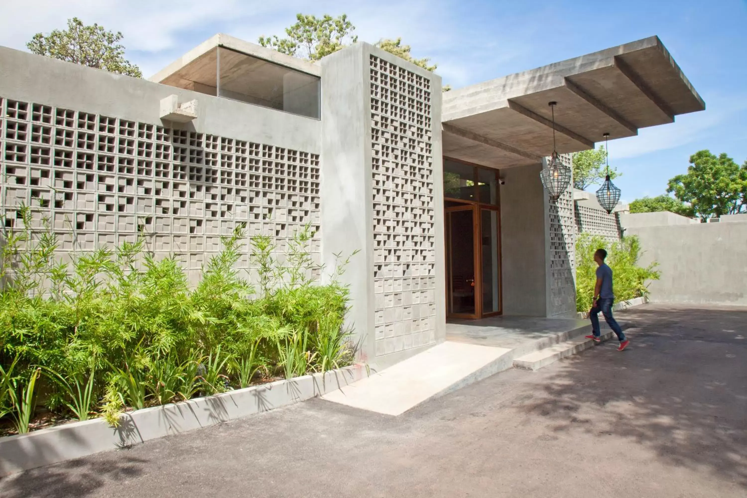 Facade/entrance in Templation Hotel Facade/entrance in Templation Hotel