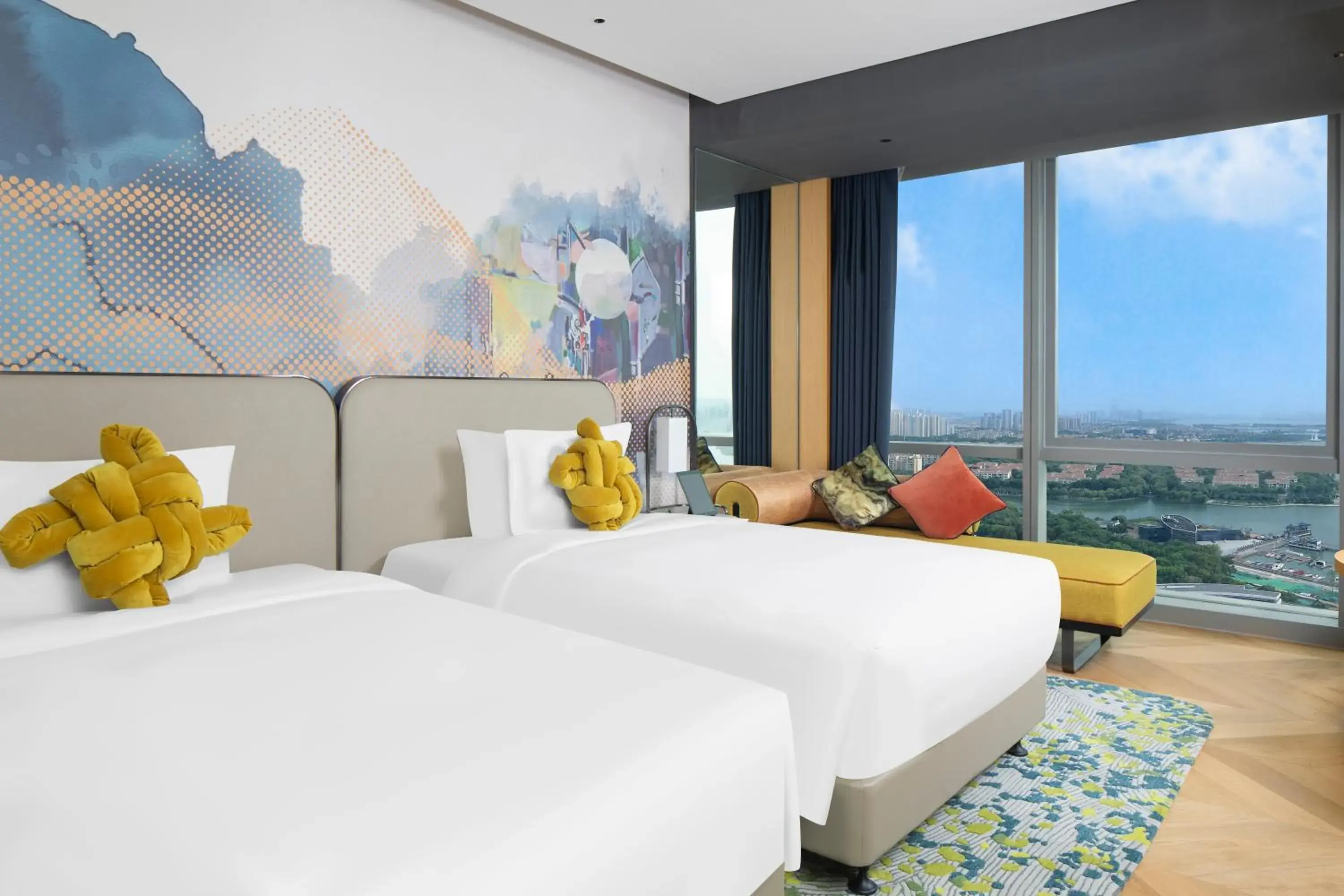 Photo of the whole room, Bed in M Social Hotel Suzhou Photo of the whole room, Bed in M Social Hotel Suzhou