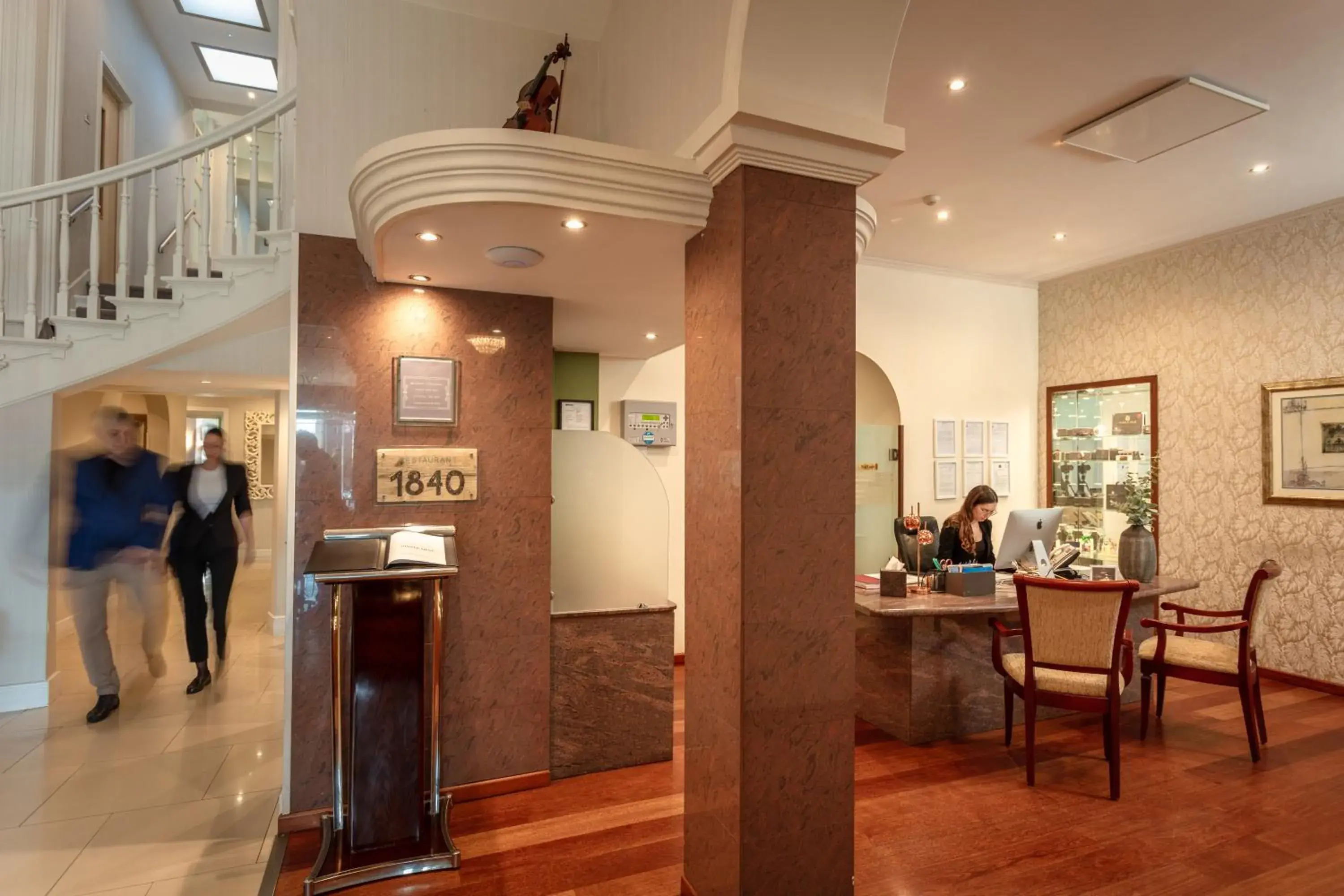 Lobby or reception in The Savoy Jersey Lobby or reception in The Savoy Jersey