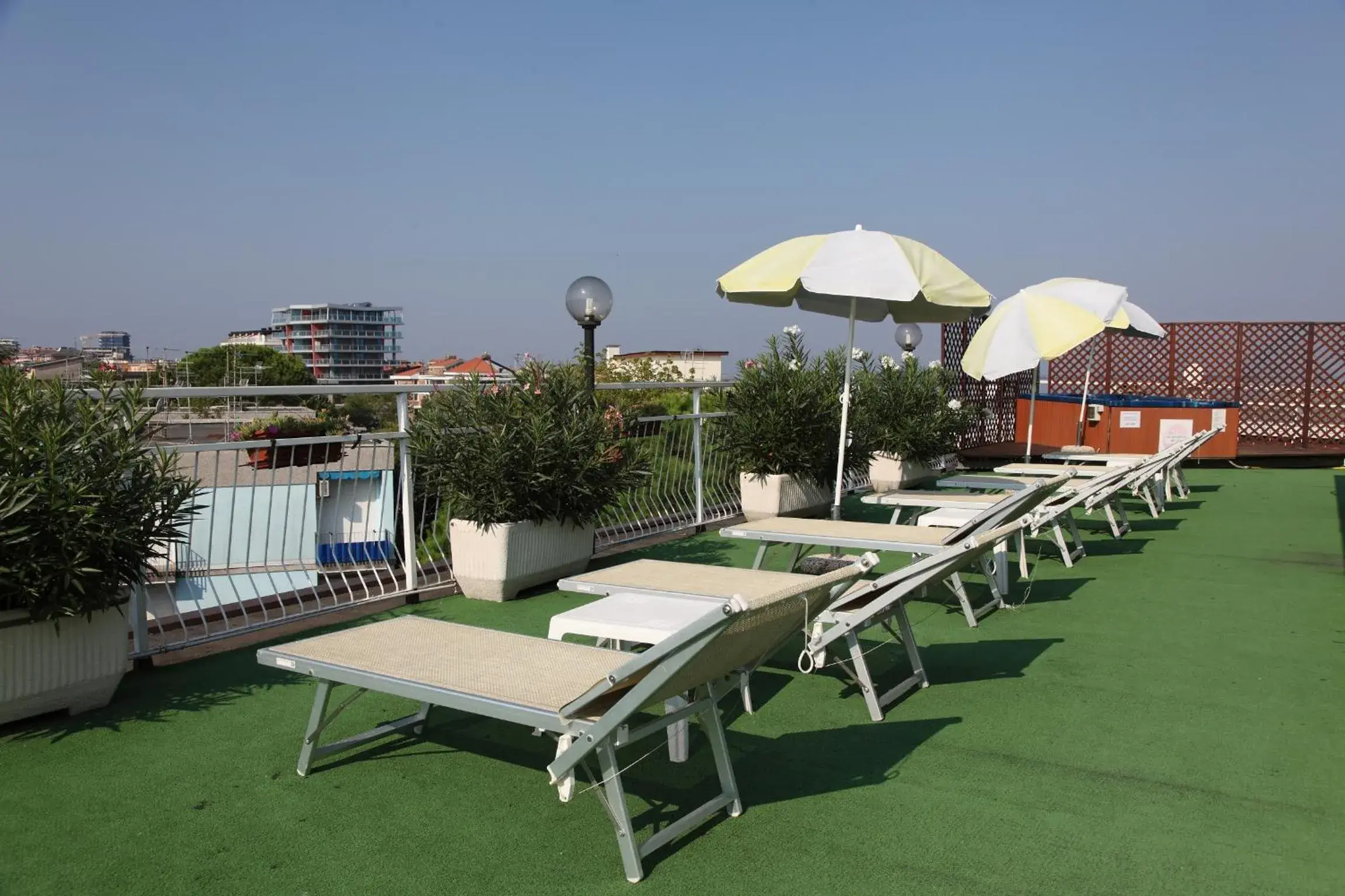 Balcony/Terrace, Swimming Pool in Aparthotel Touring