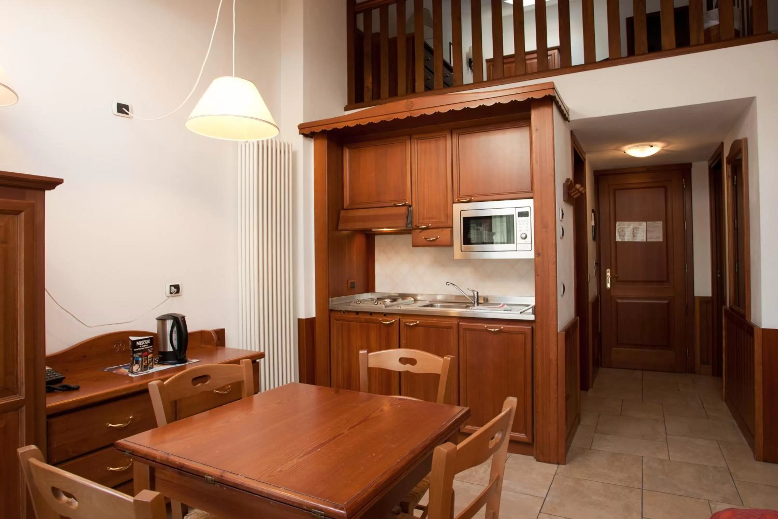 Kitchen or kitchenette in Residence Le Grand Chalet