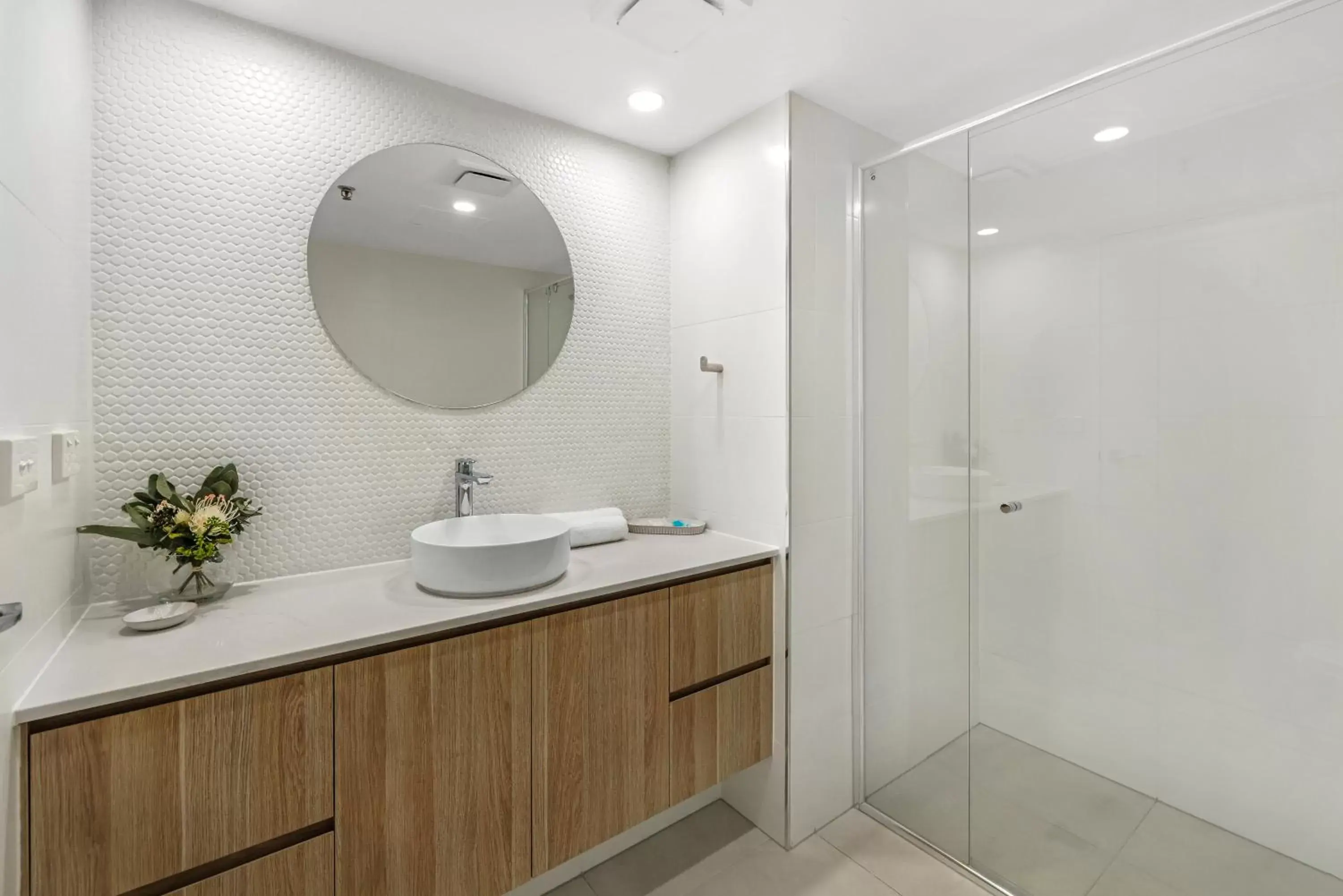 Bathroom in Surfers Century Oceanside Apartments