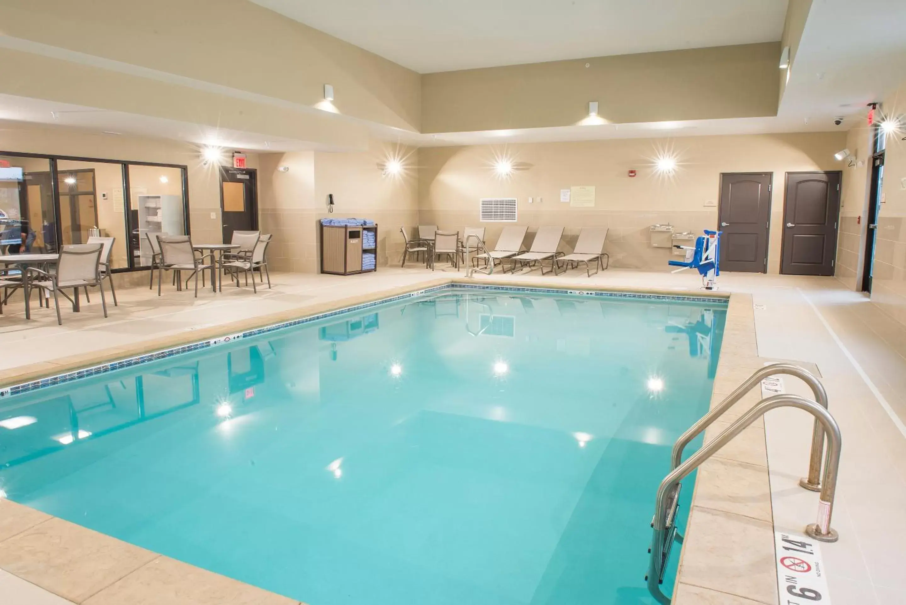 Swimming Pool in Candlewood Suites Fargo South-Medical Center, an IHG Hotel