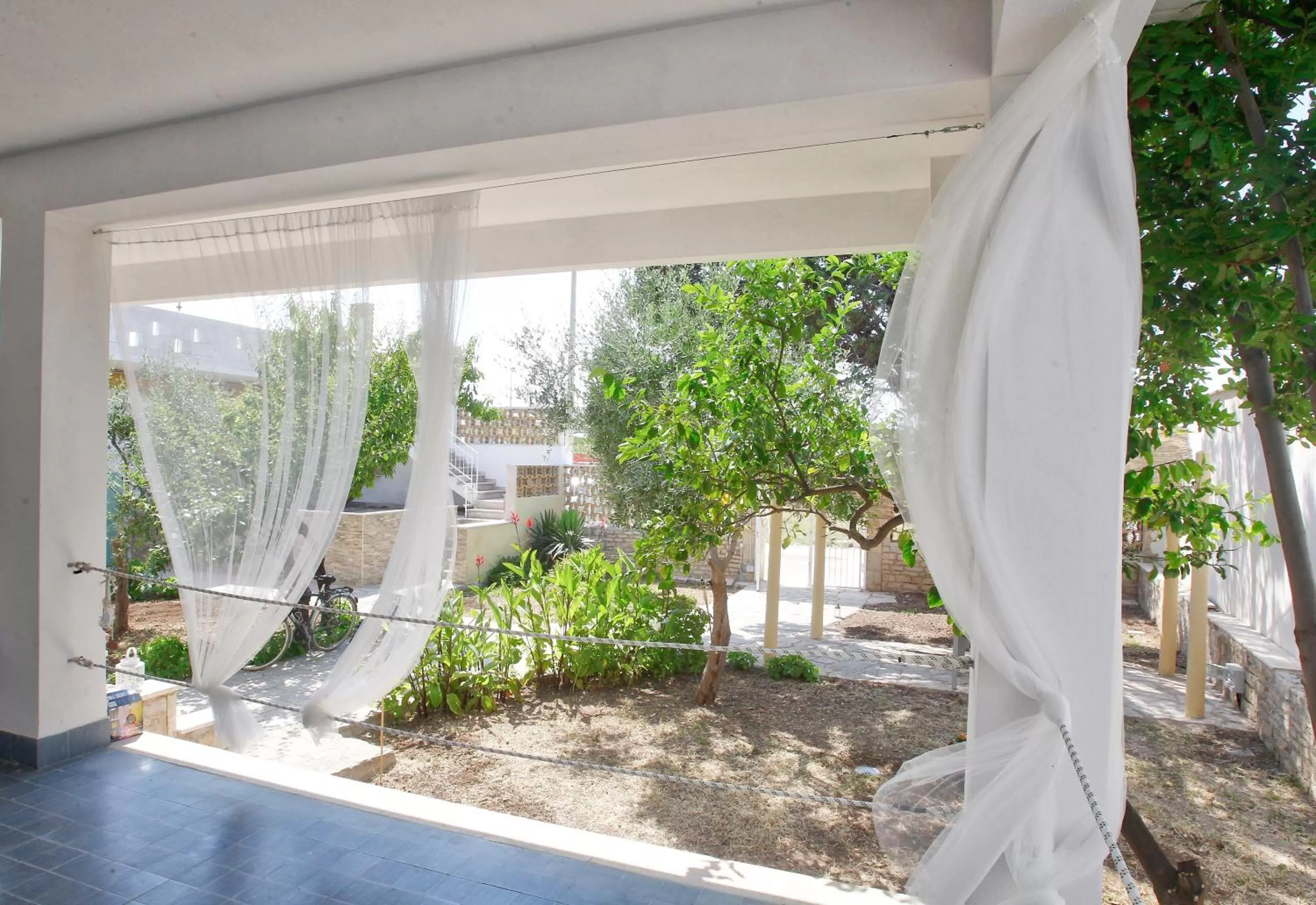 Patio in B&B villa al mare