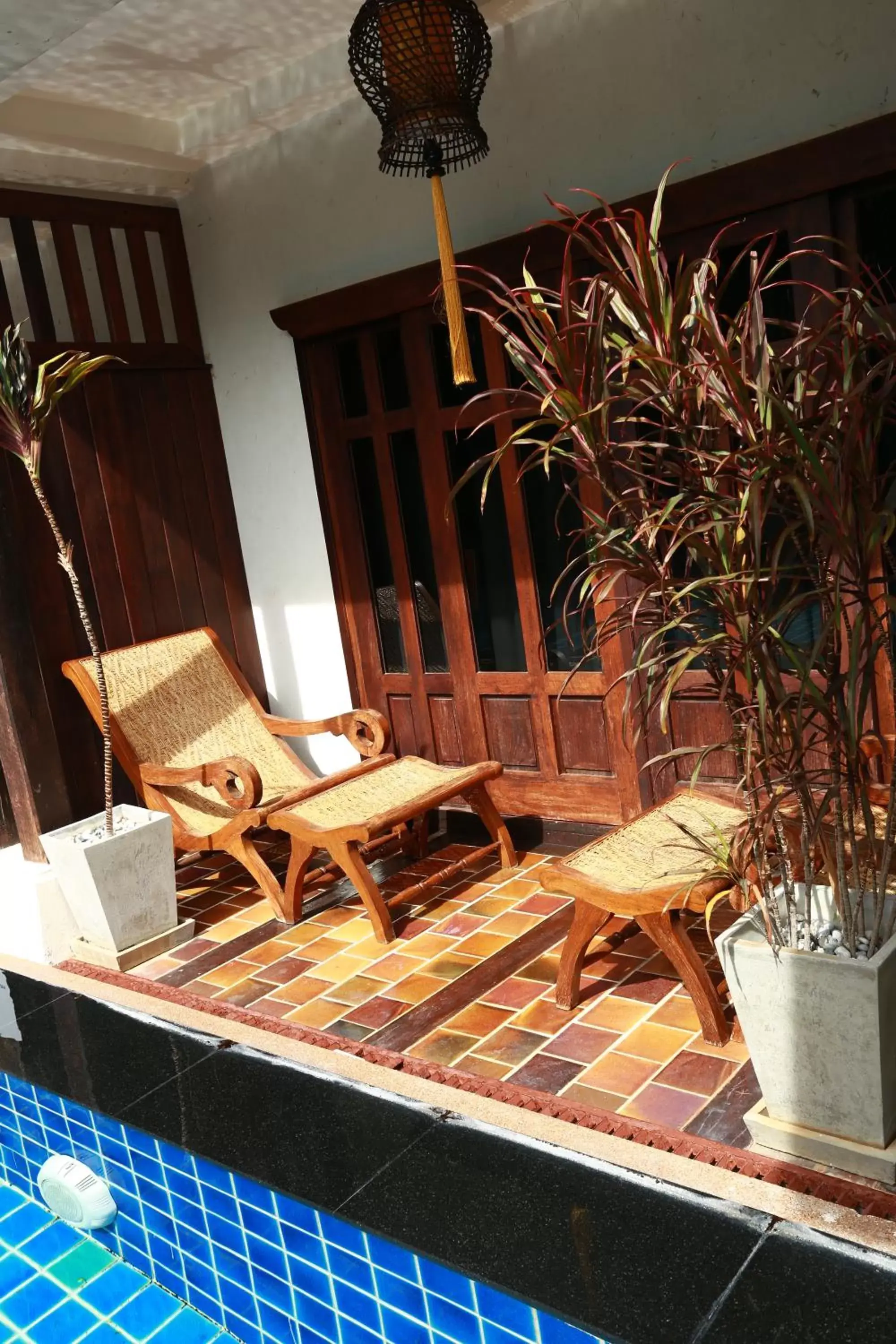 Seating area in Viang Thapae Resort- SHA Extra Plus