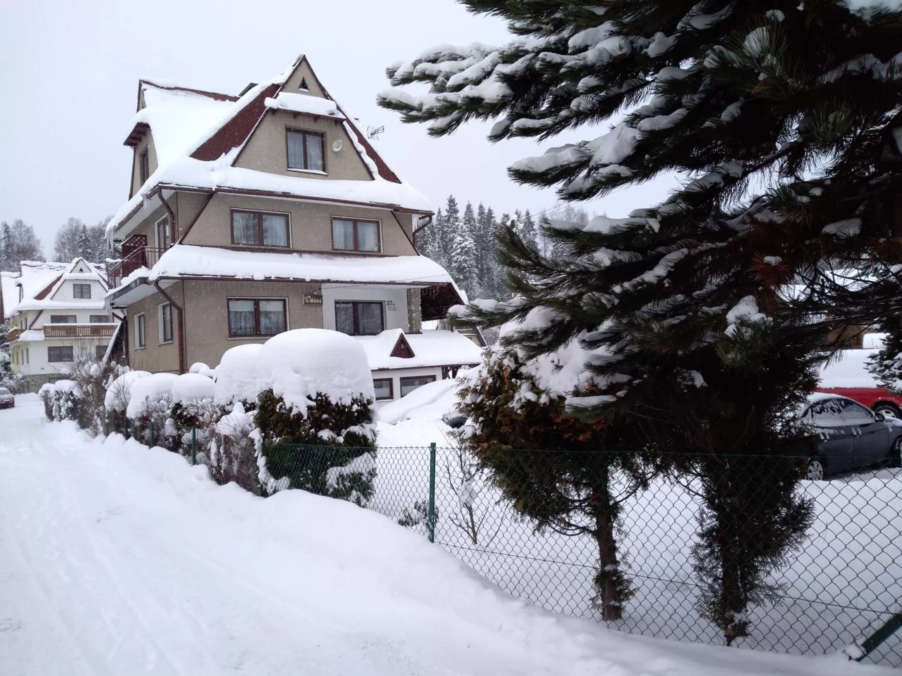 Property building, Winter in Noclegi U Reni