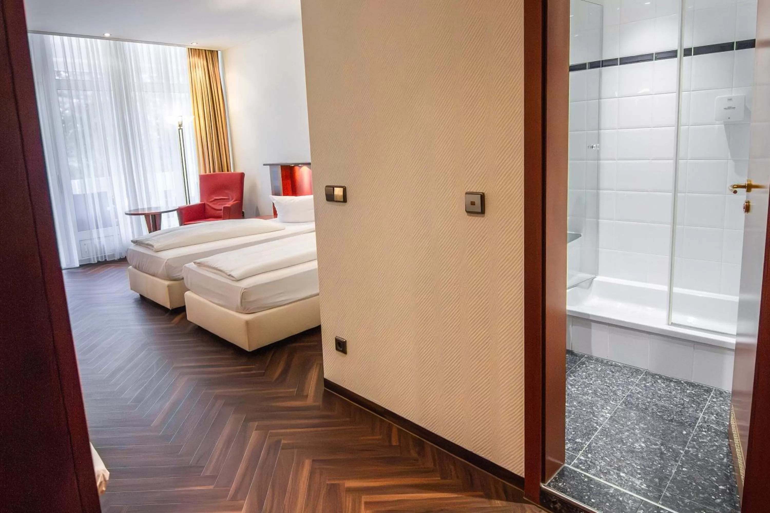 Shower, Bed in Müggelseeperle