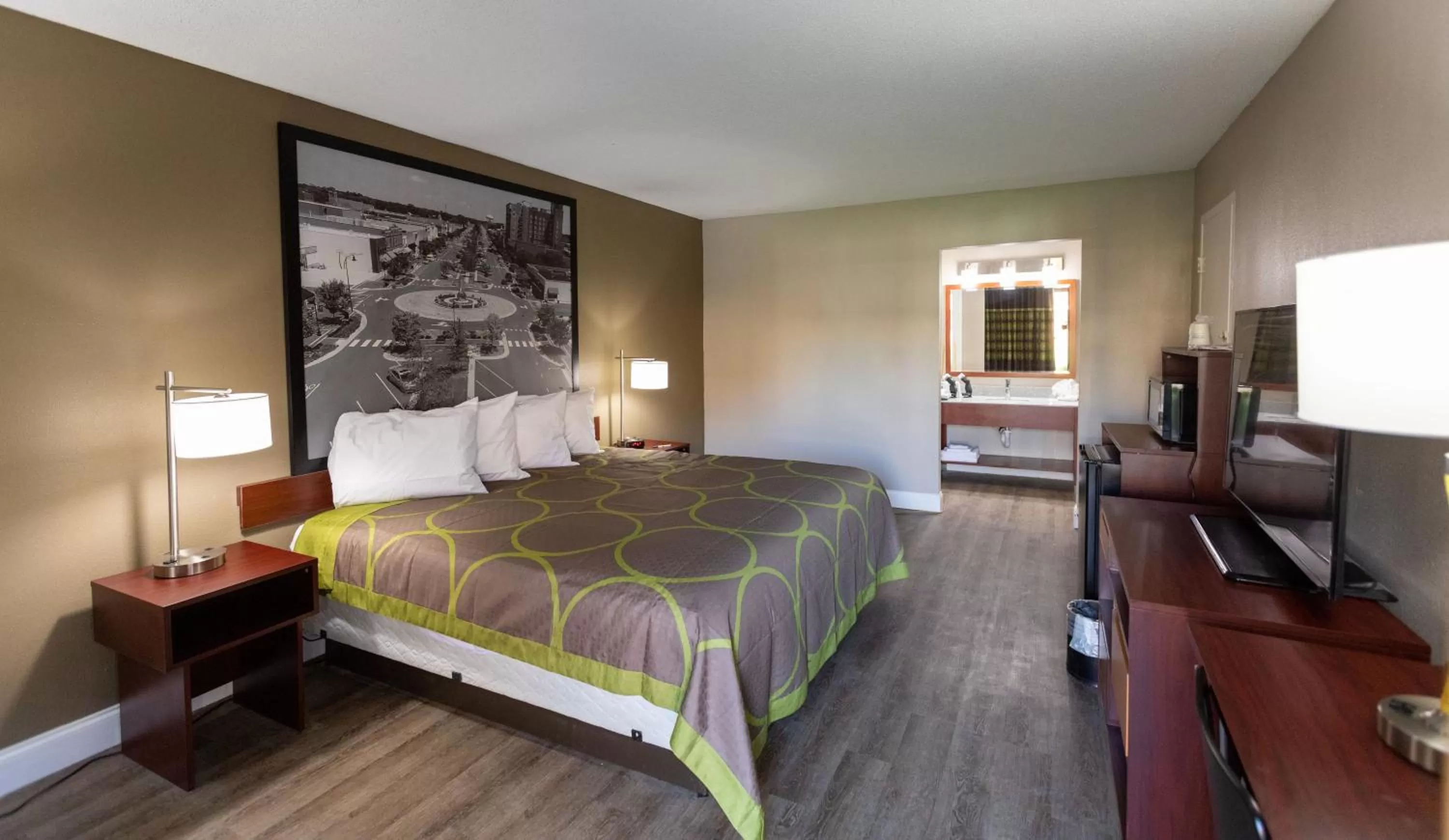 Photo of the whole room, Bed in Super 8 by Wyndham Goldsboro