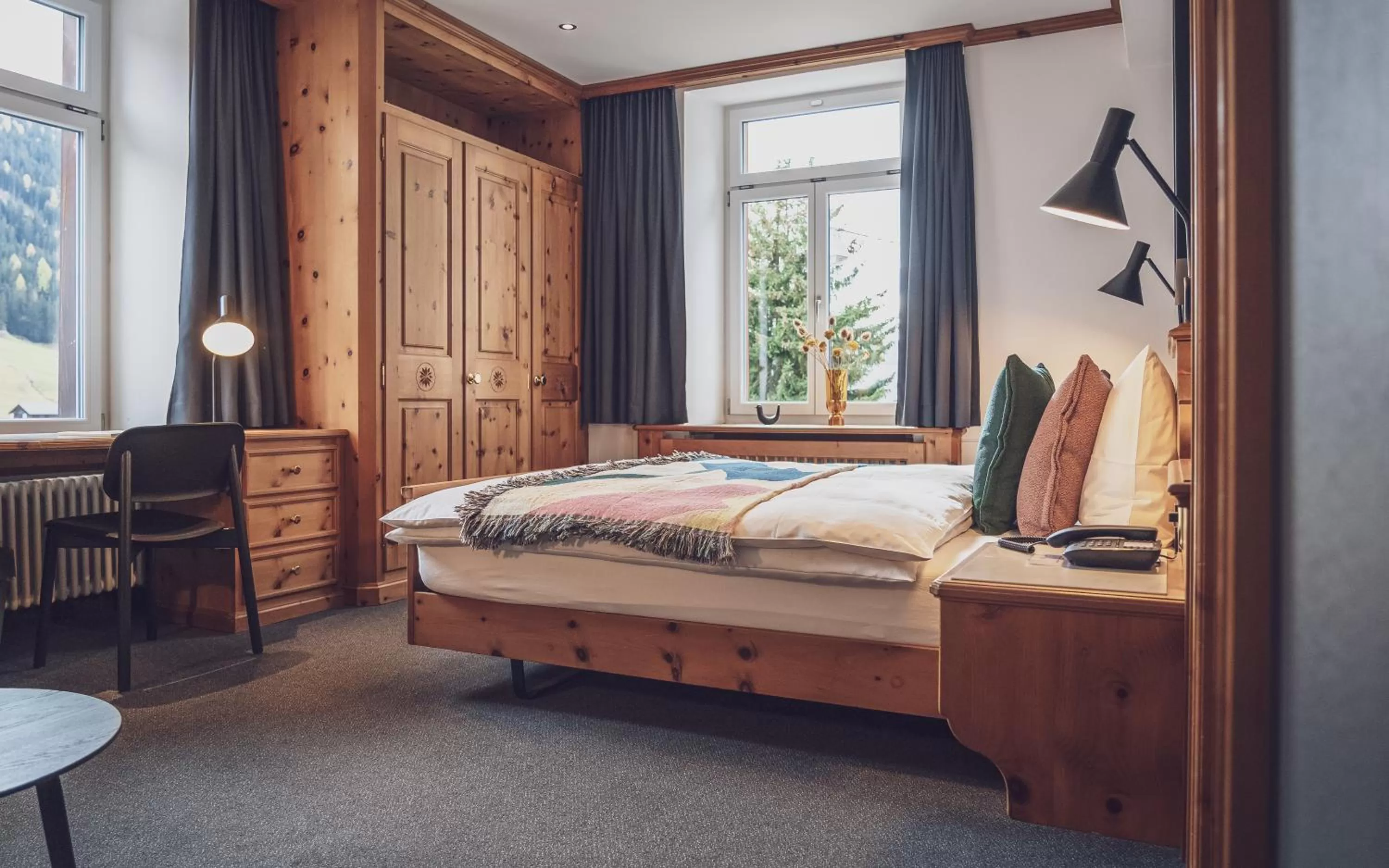 Photo of the whole room, Bed in Hotel Davoserhof by Mountain Hotels