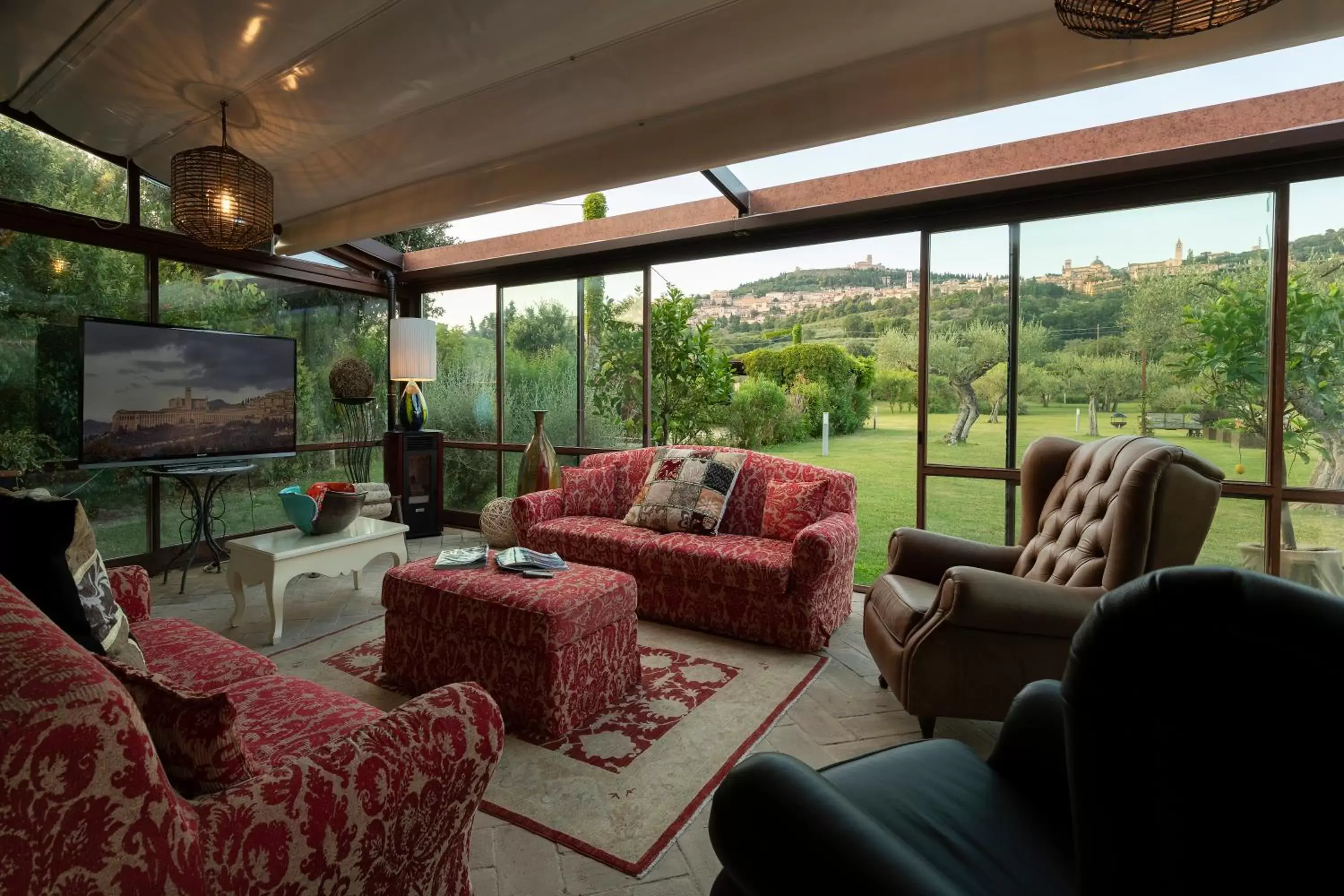 Communal lounge/ TV room in Tenuta San Masseo - boutique farm resort & SPA