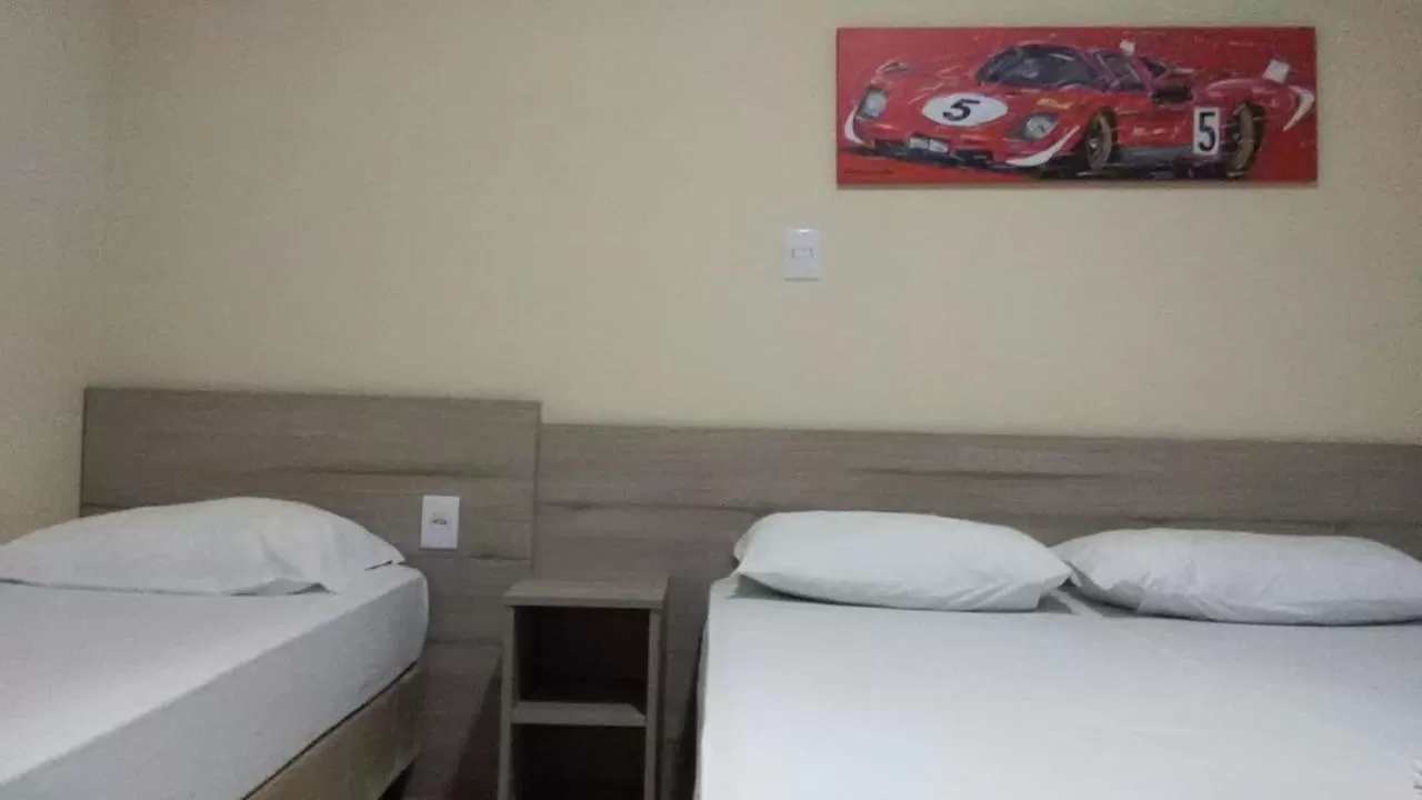 Bed in Hotel Ville House Premium