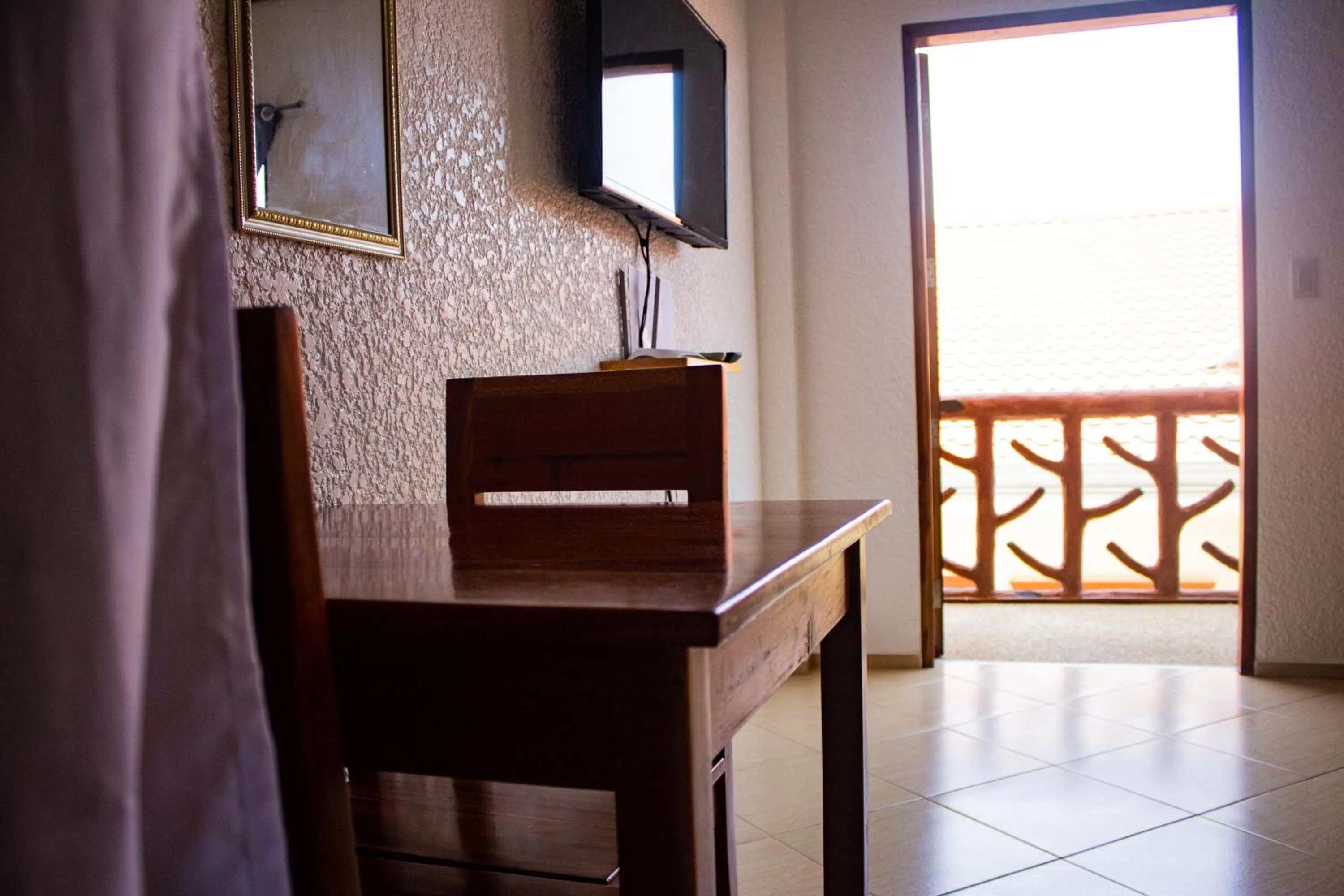 TV/Entertainment Center in Jugalis Hotel and Restaurant