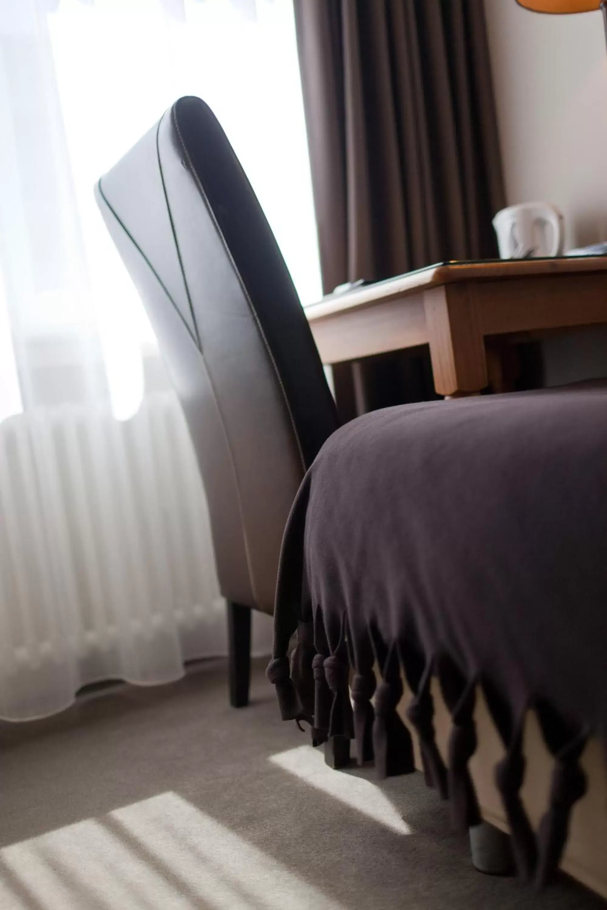 Seating area, Bed in Hotel De Hofkamers