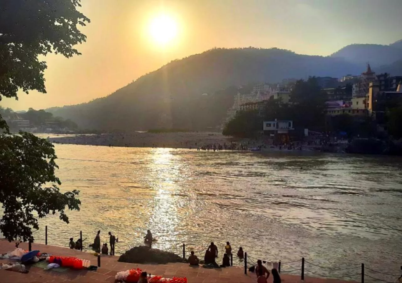 River view in Vedic Dham Ganga