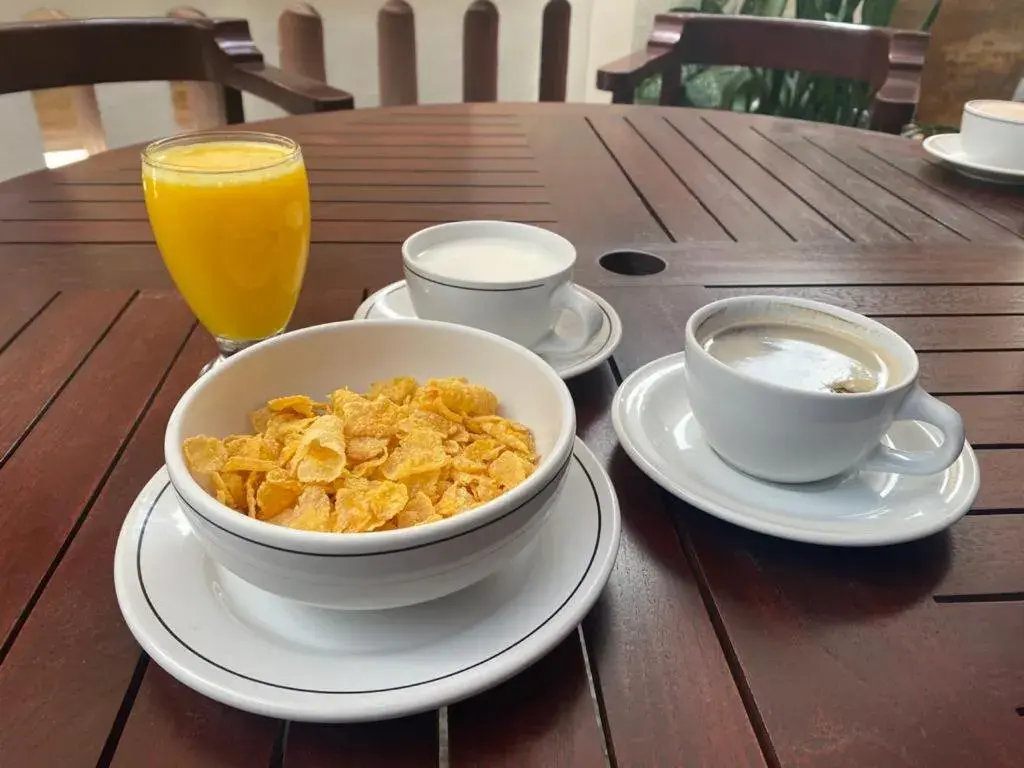 Continental breakfast in Hotel Casa Antigua