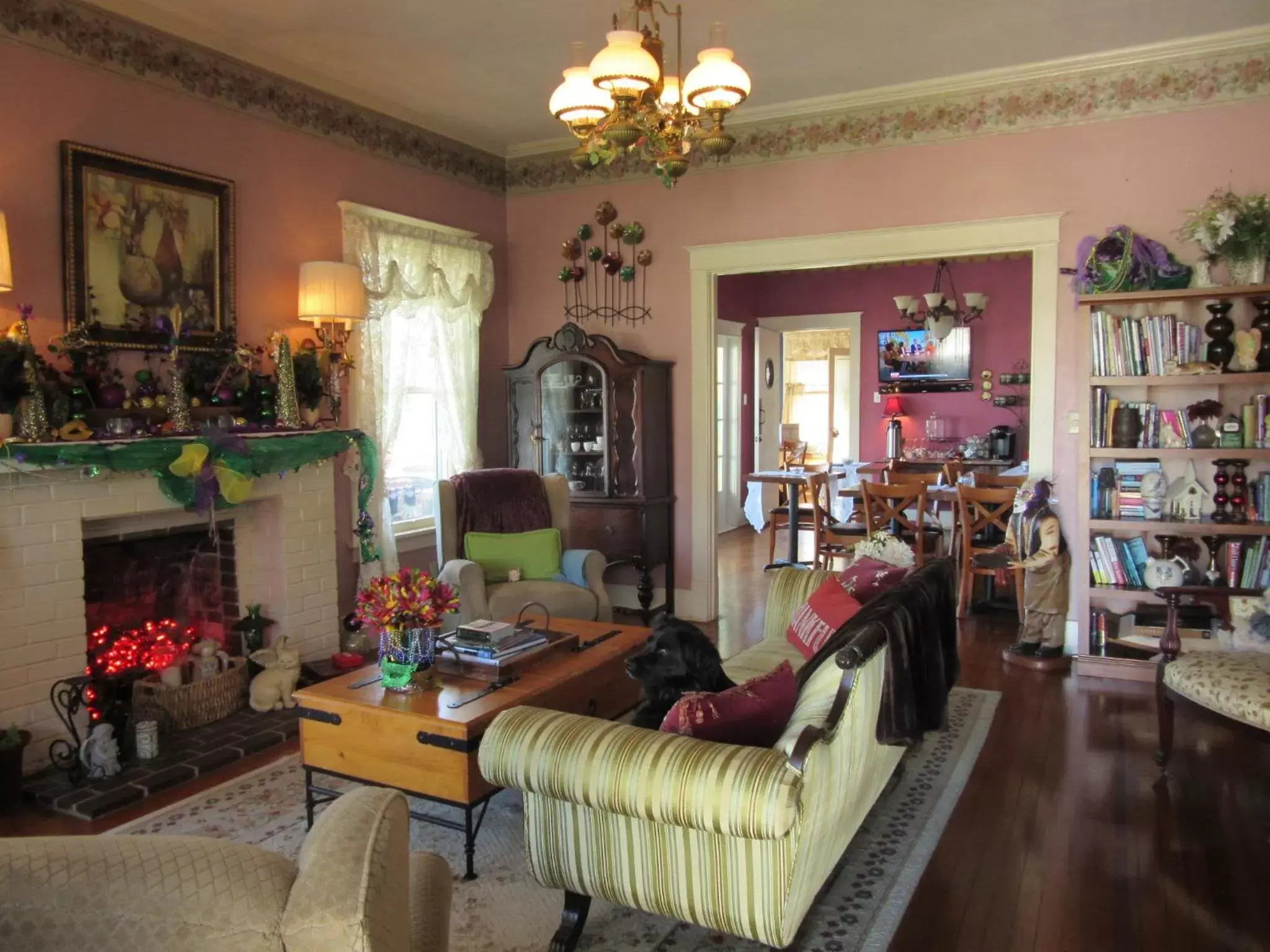 Seating Area in The Carriage House