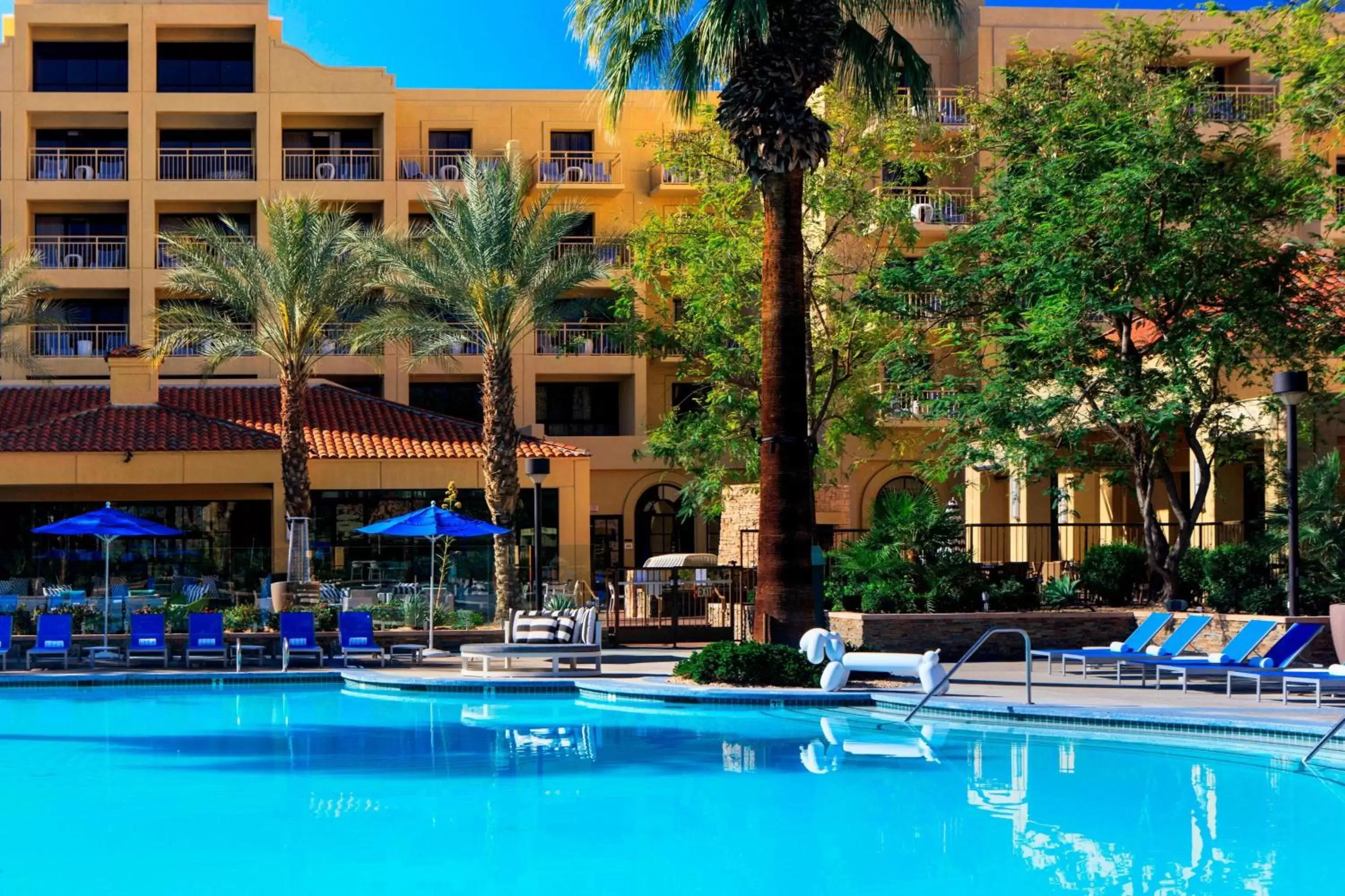 Swimming pool, Property Building in Renaissance Palm Springs Hotel
