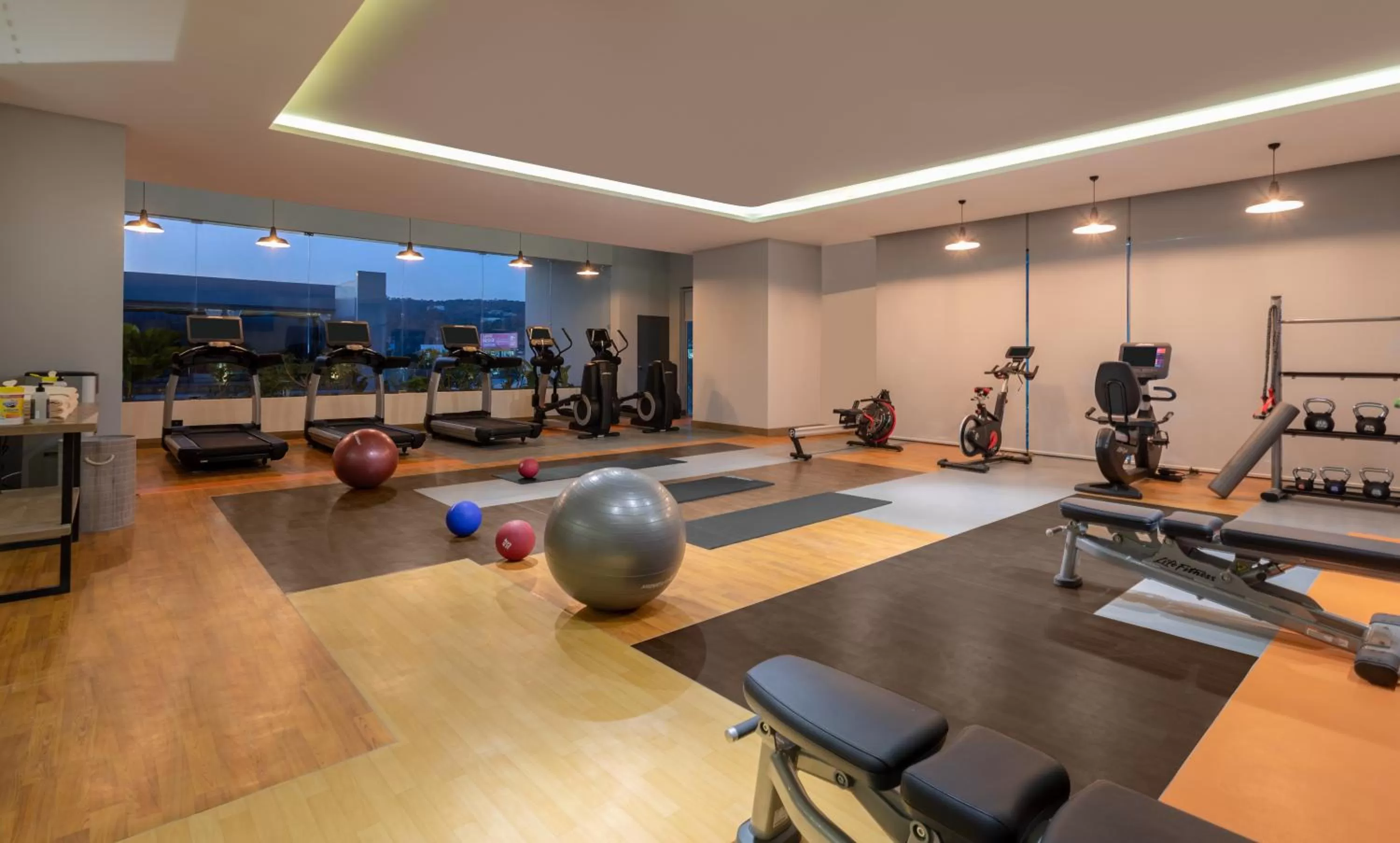 Fitness centre/facilities in Hyatt Centric San Salvador