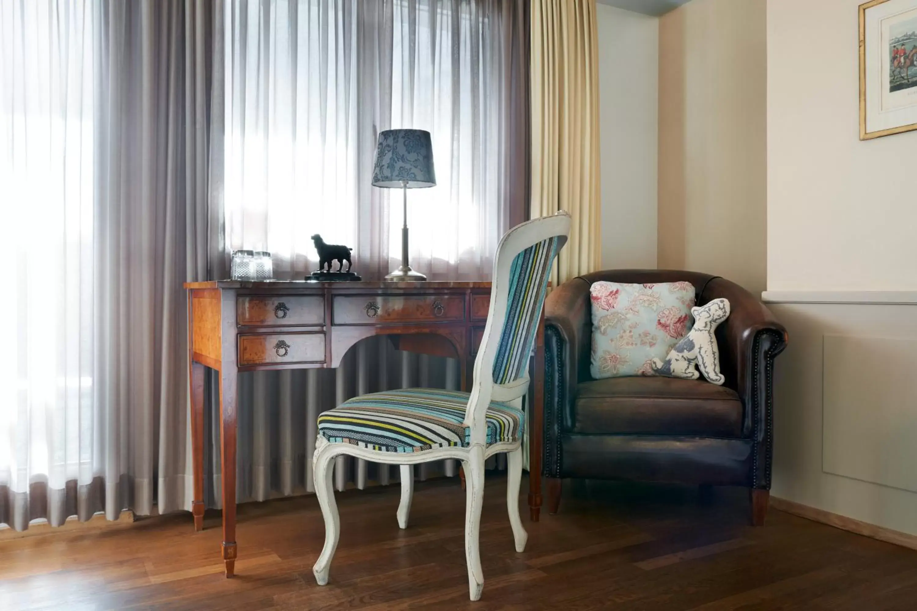 Decorative detail, Seating Area in Townhouse Boutique Hotel