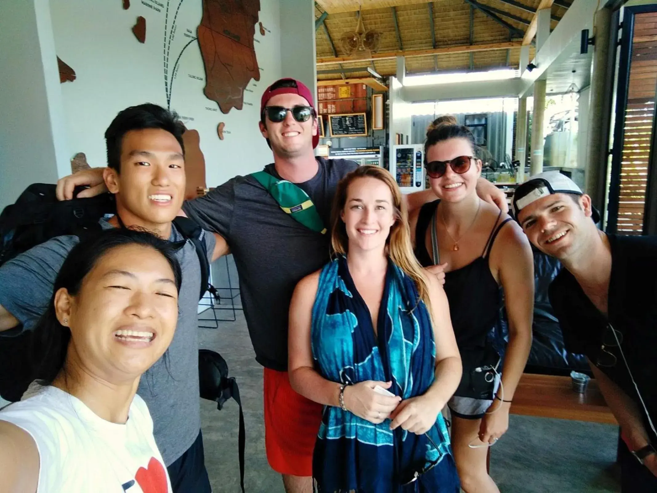 Lobby or reception in Us Hostel Samui Lobby or reception in Us Hostel Samui