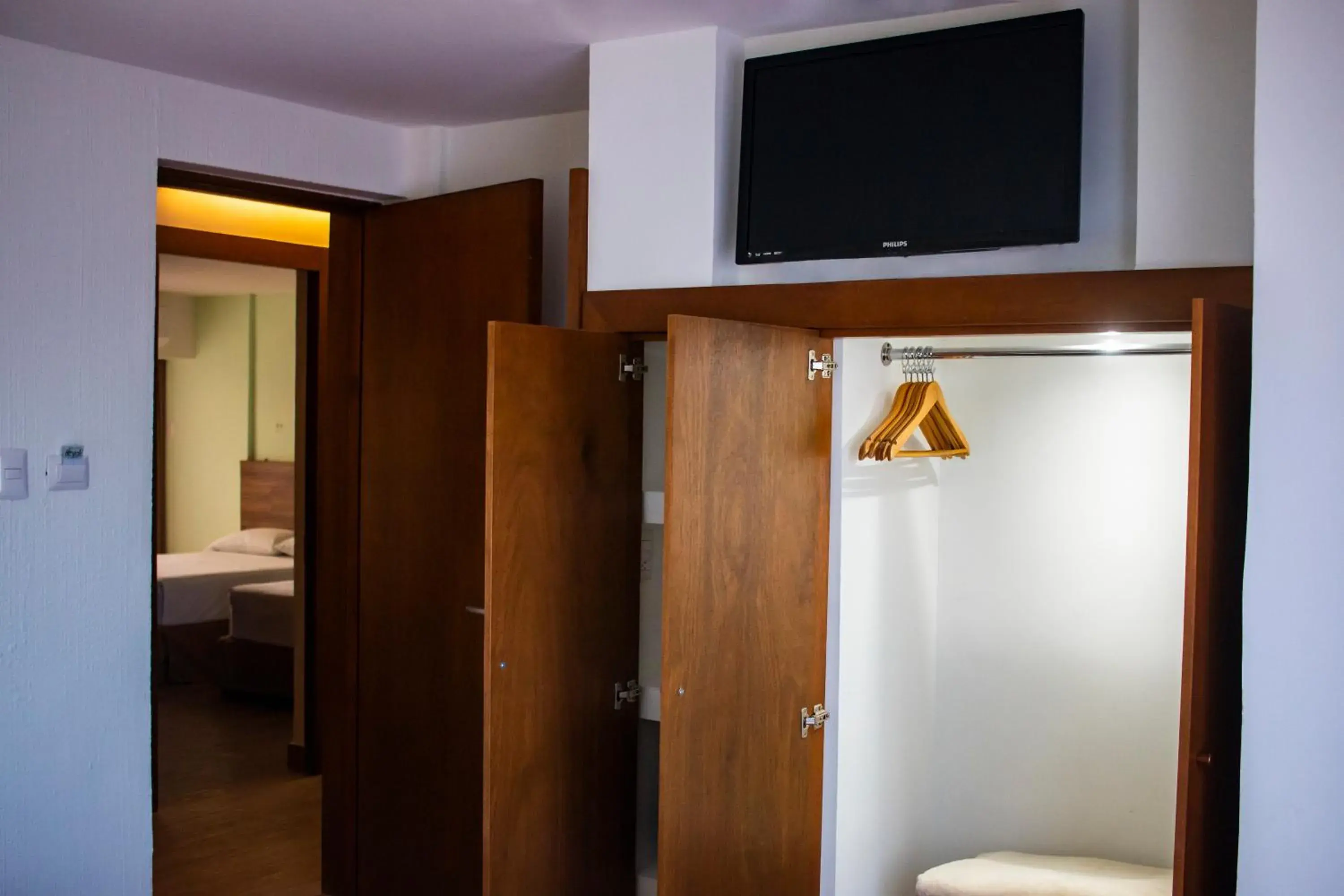 wardrobe, TV/Entertainment Center in Hotel del Paseo Campeche