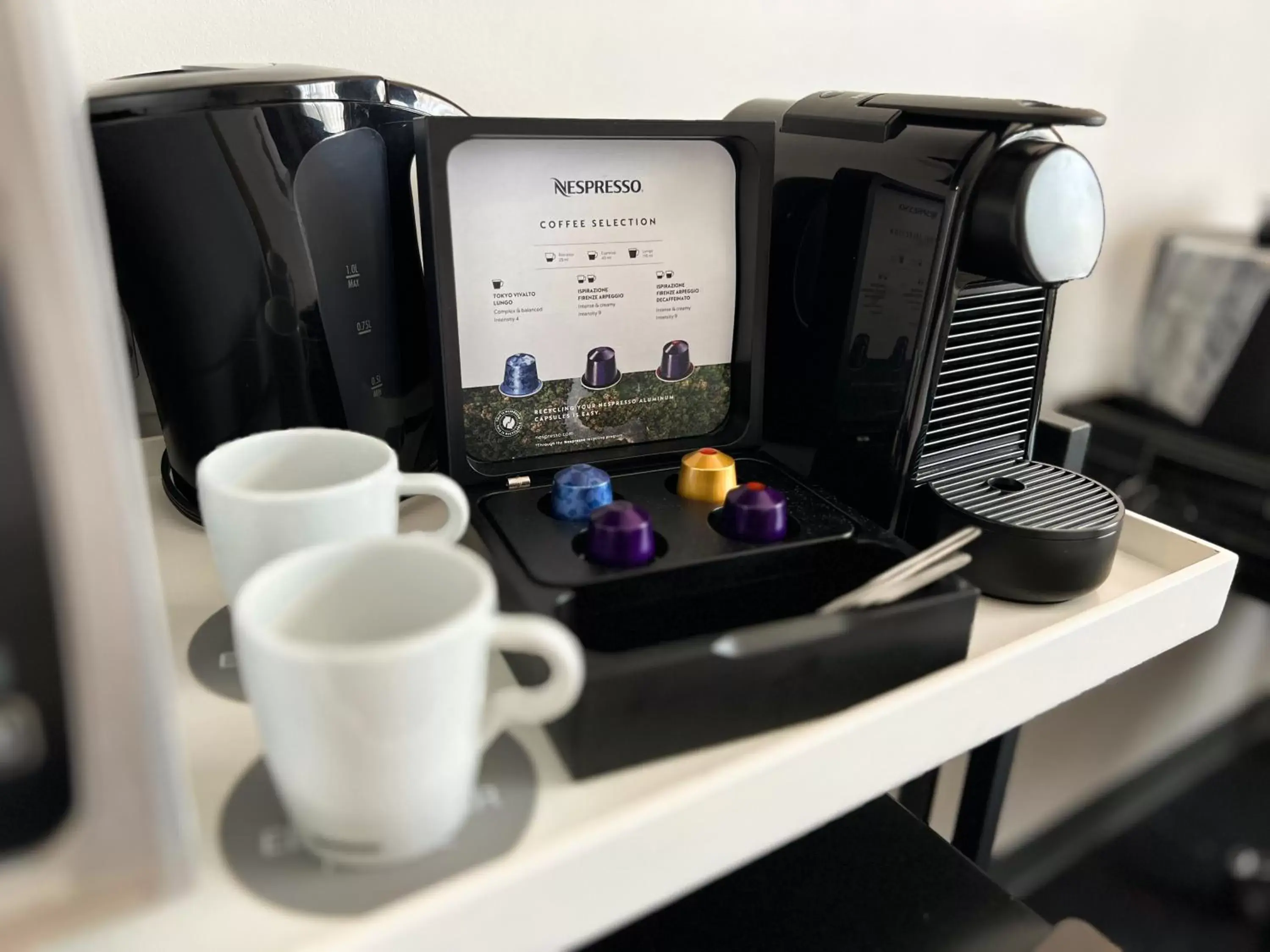 Coffee/tea facilities in Edgewater Hotel