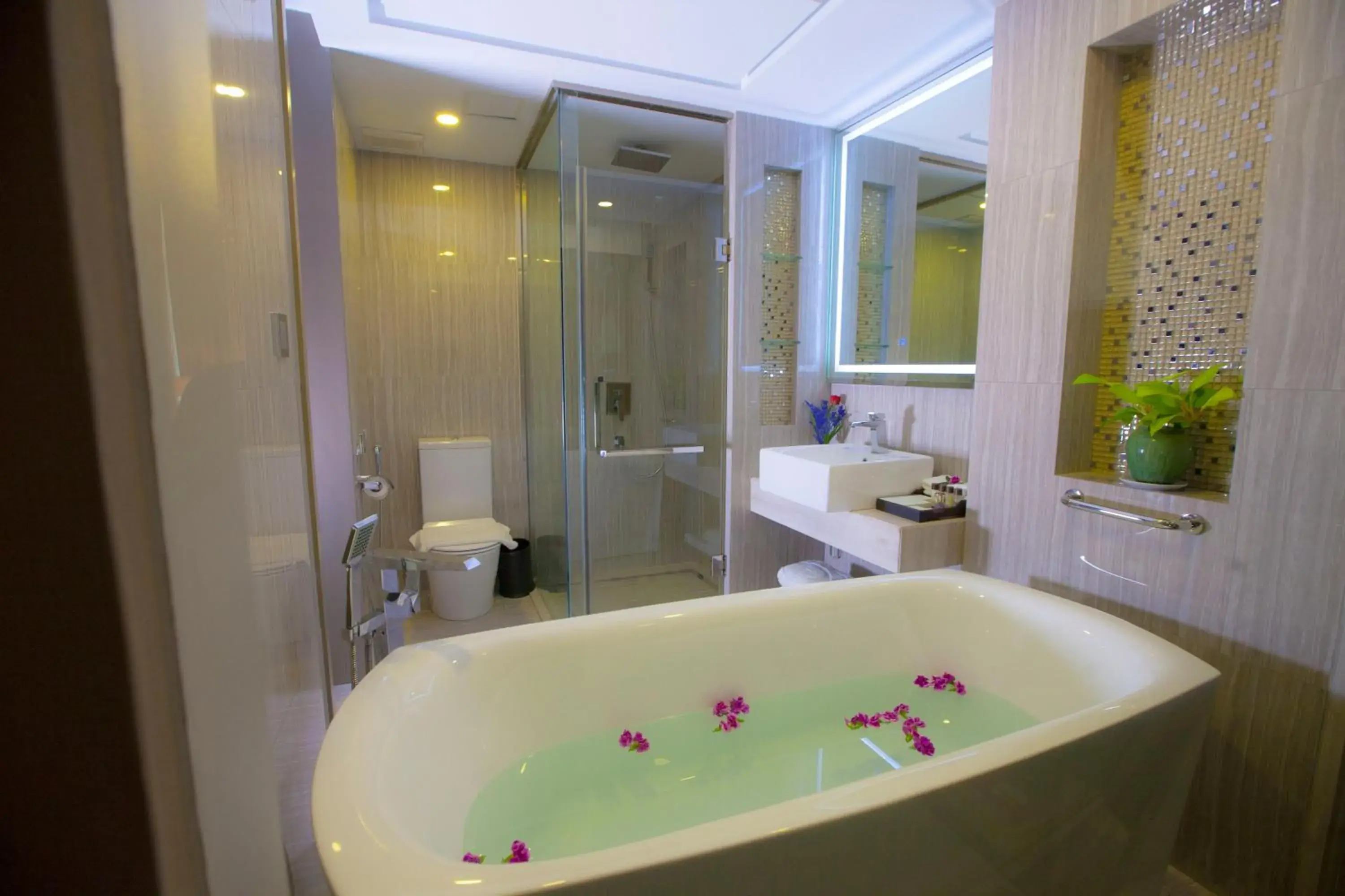 Shower, Bathroom in Grand Palace Hotel