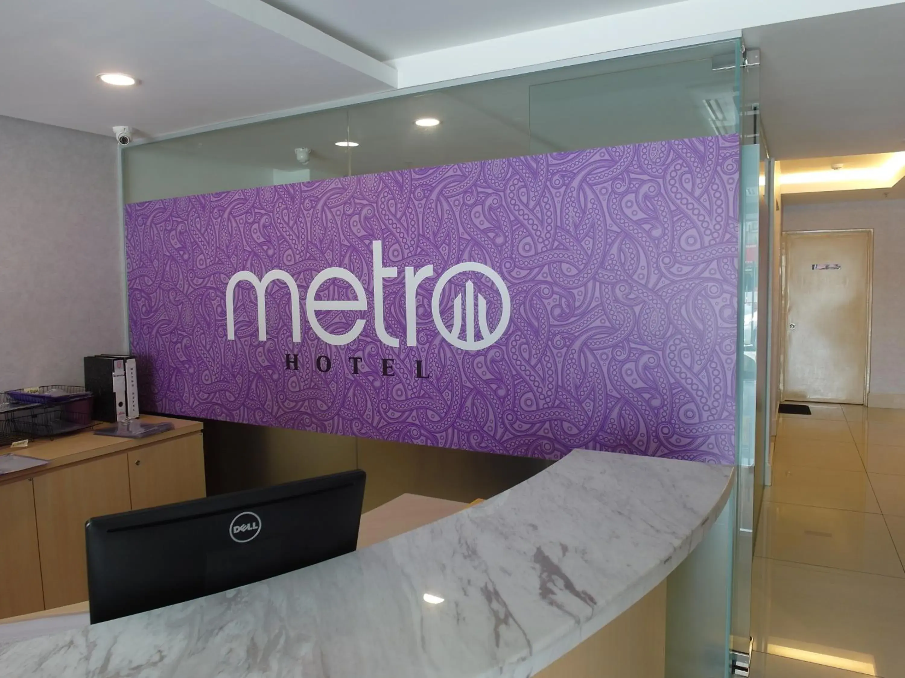 Facade/entrance in Metro Hotel @ KL Sentral Facade/entrance in Metro Hotel @ KL Sentral