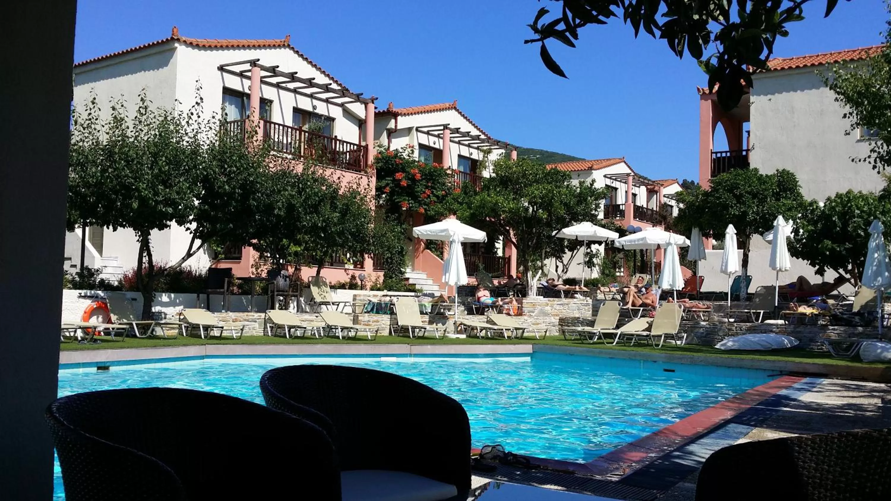 Swimming pool in Rigas Hotel Skopelos