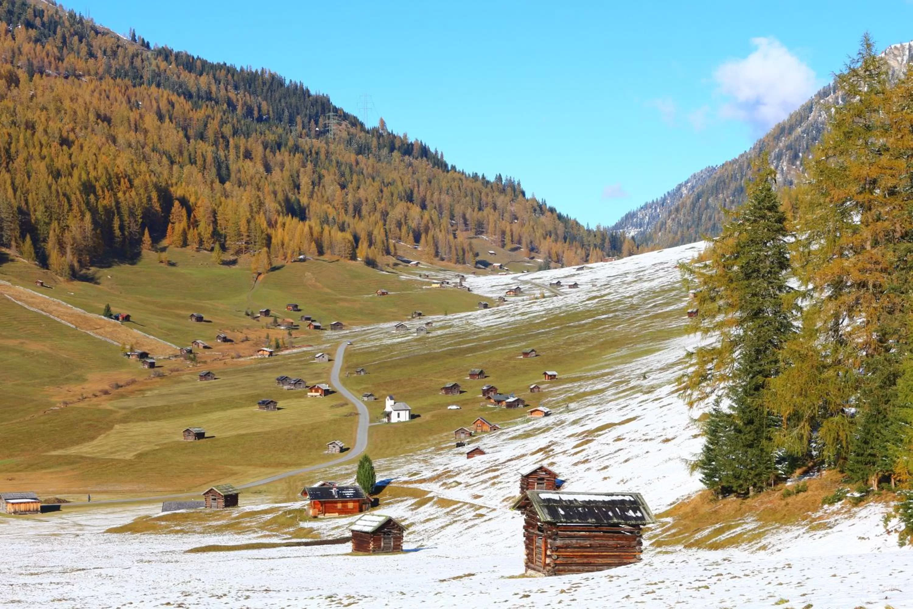 Natural landscape in Pension Fuchs