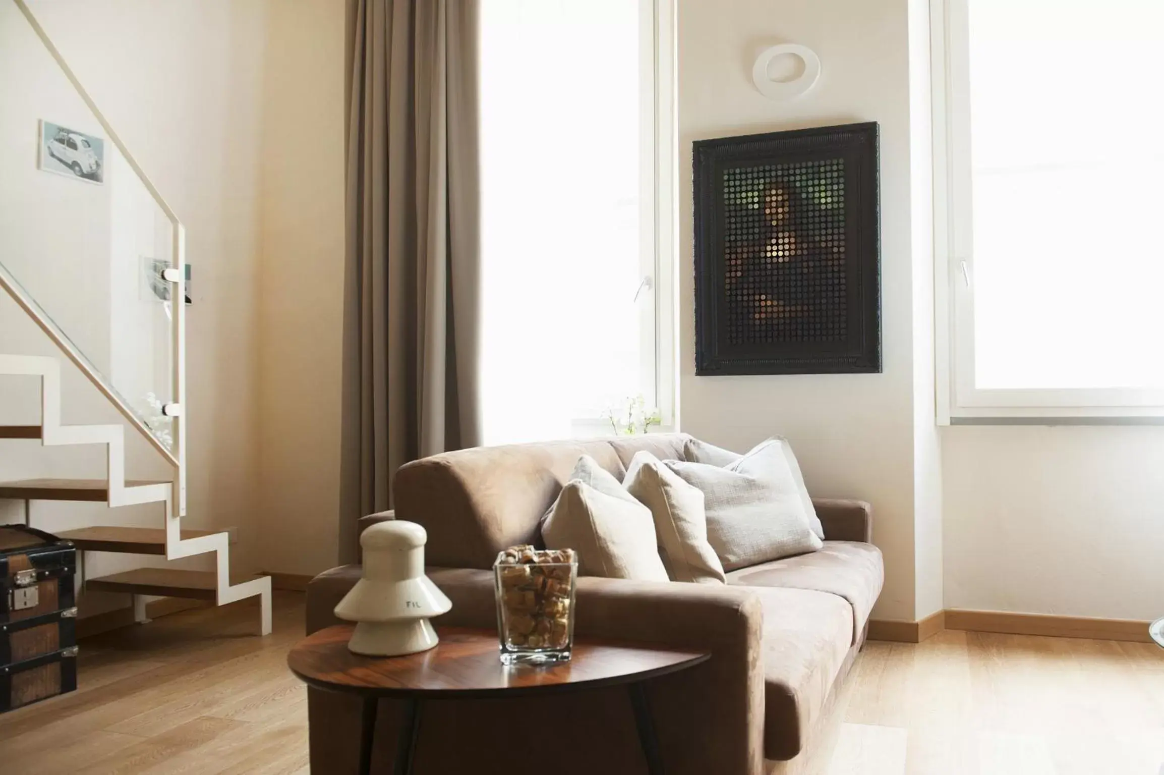 Living room in Florence Art Apartments Living room in Florence Art Apartments