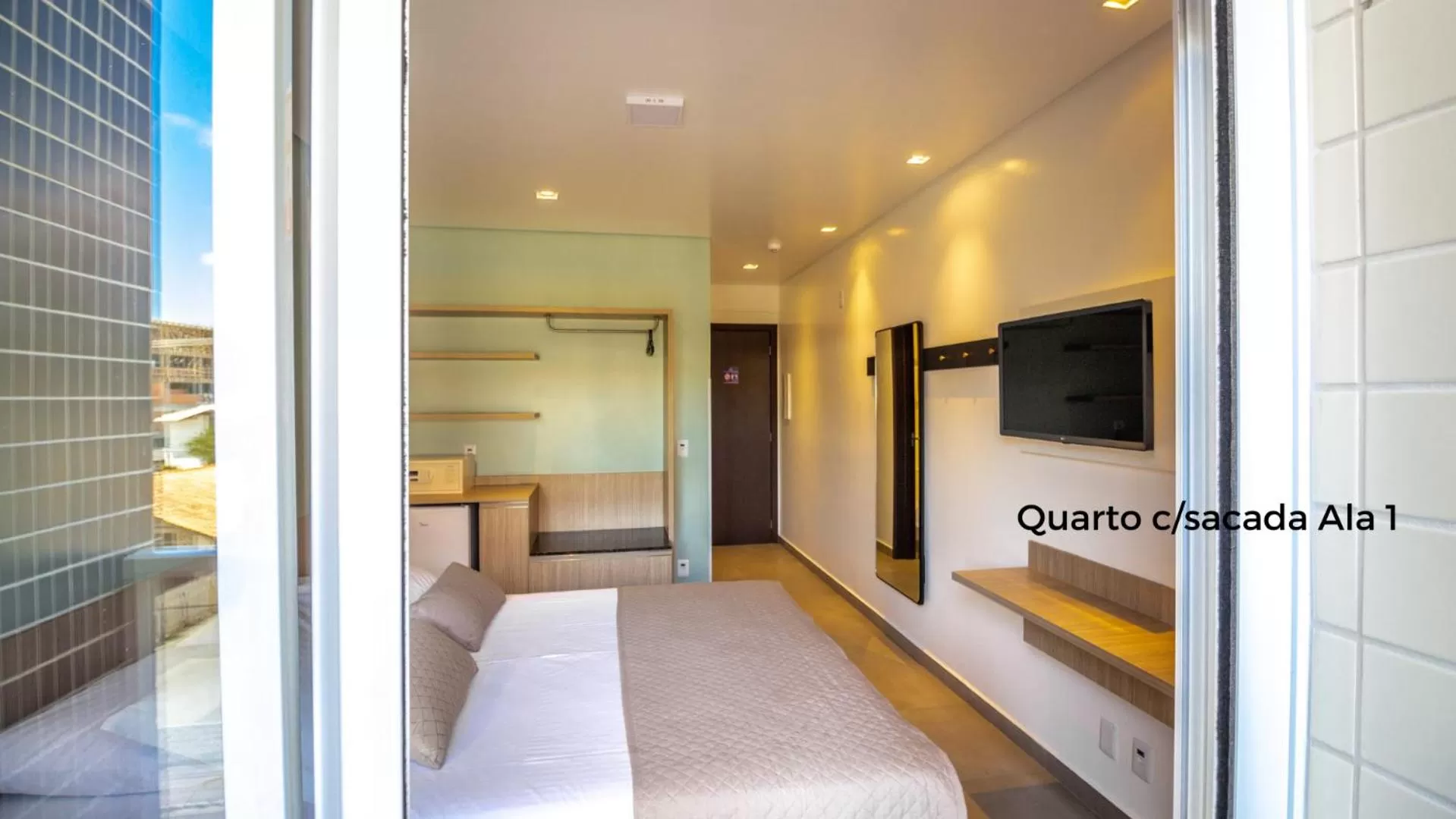 Bed in Hotel & Pousada Favareto