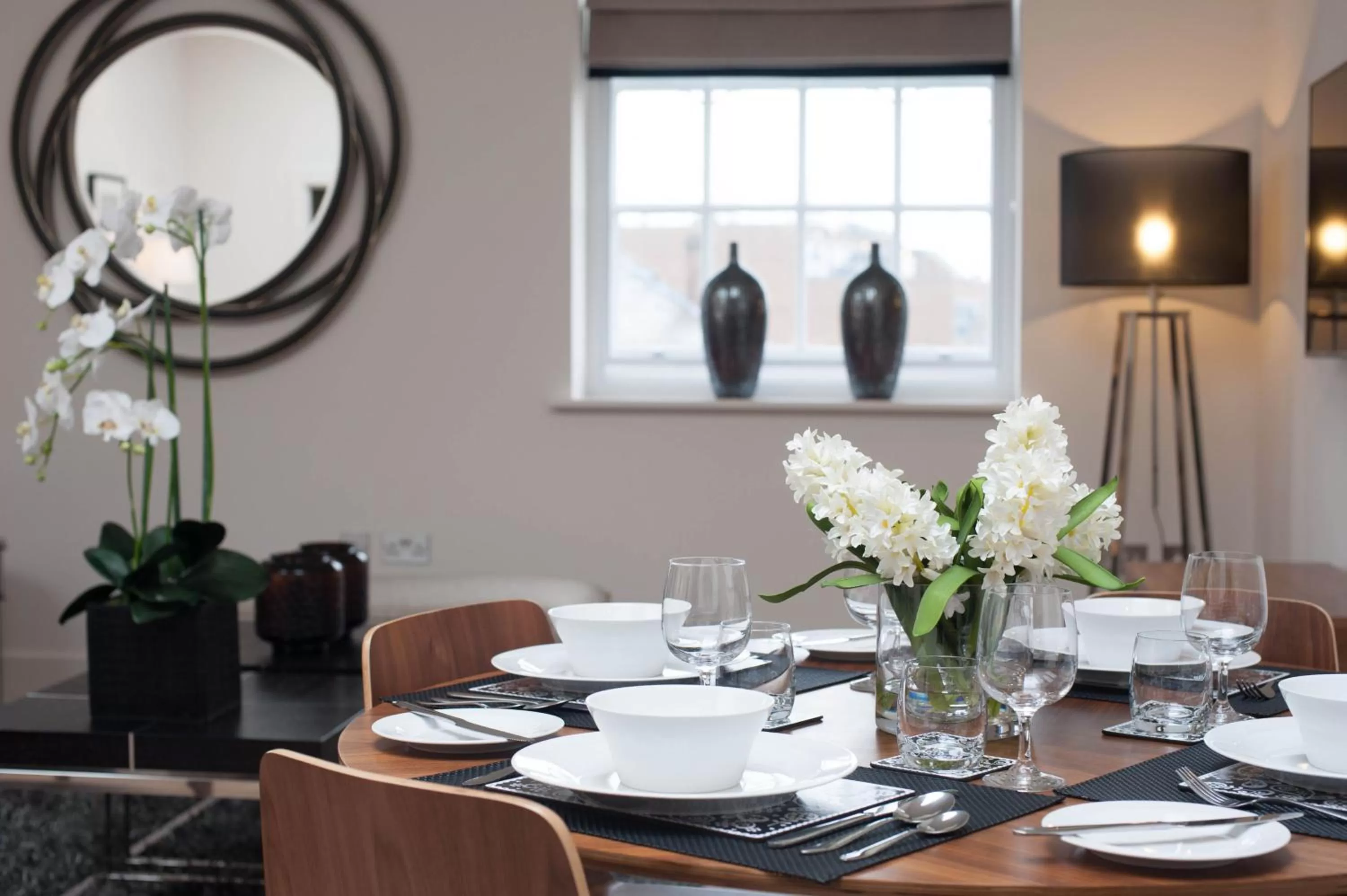 Dining area in The Halston Carlisle