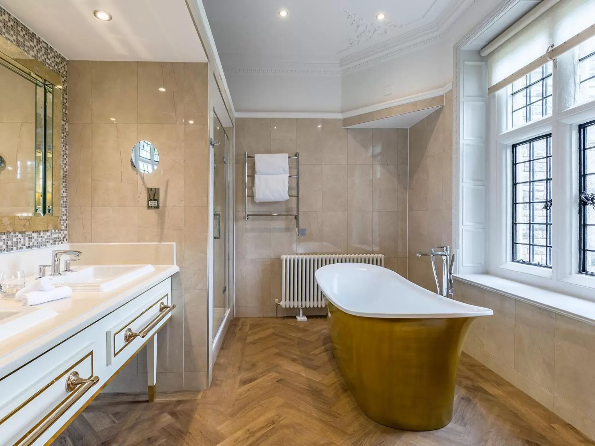 Bathroom in Rhinefield House Hotel