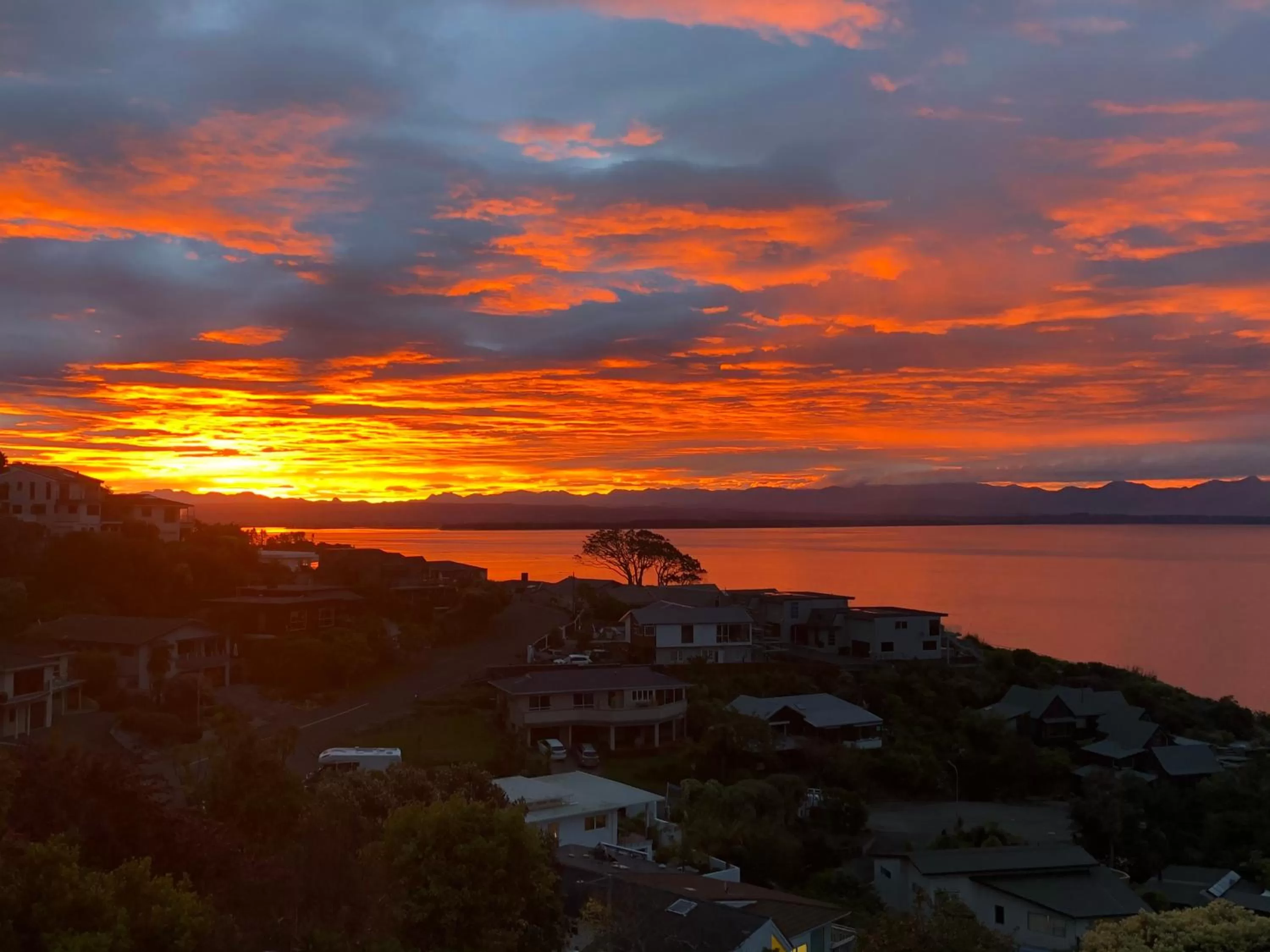Sunset in Studio & Cabin on Whitby