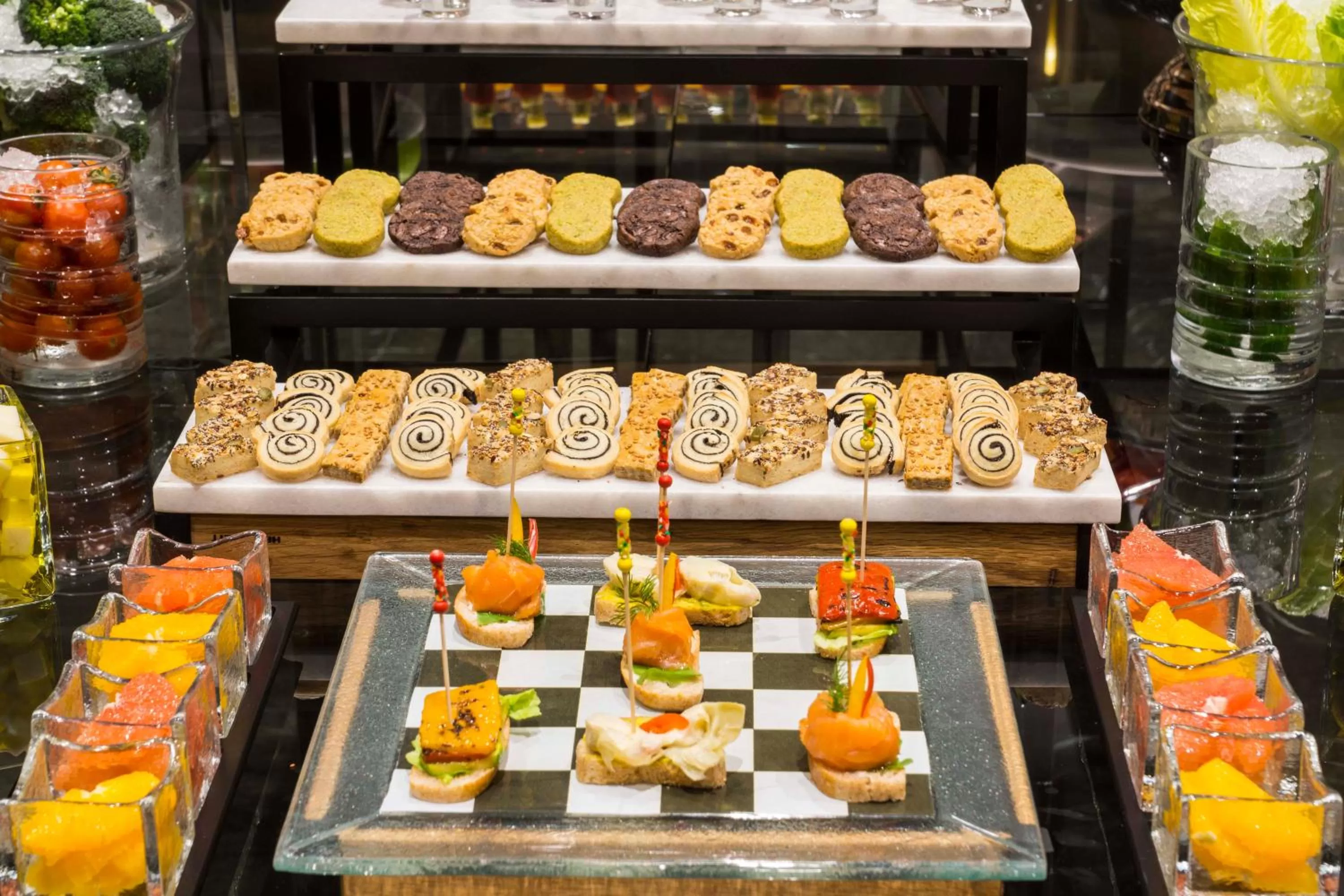 Buffet breakfast in Radisson Collection Hotel, Vadistanbul