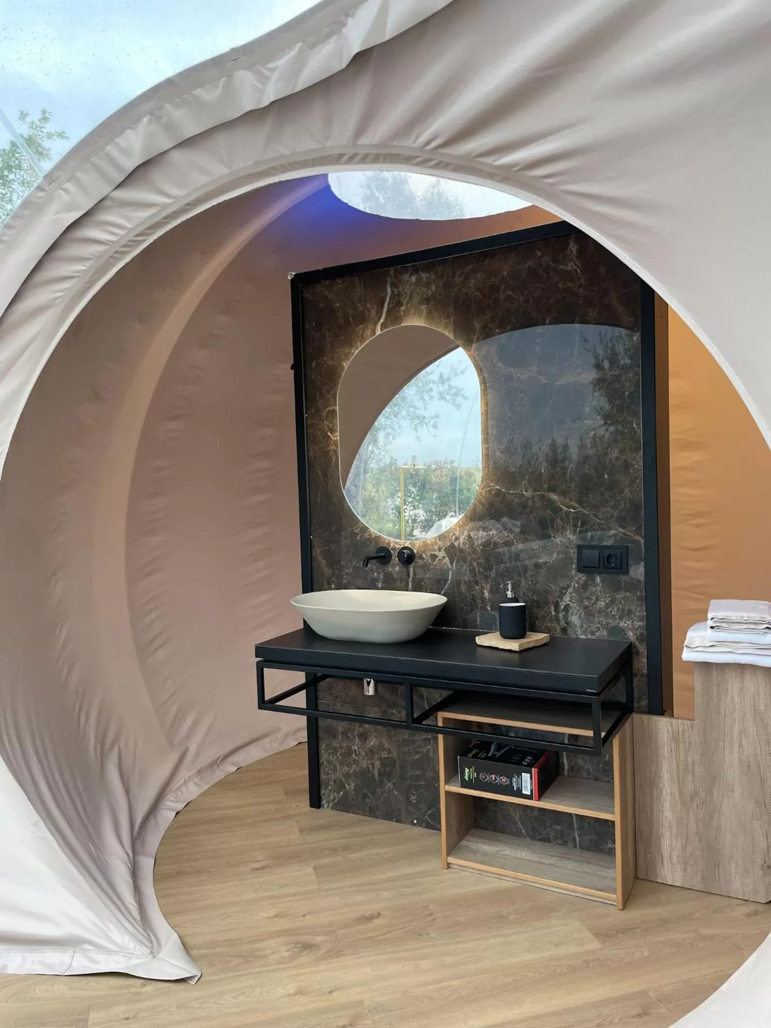 Bathroom in Tenuta Danesi - Camere - Appartamenti - Bubble Room