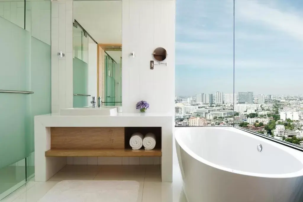 Bathroom in Avani Plus Riverside Bangkok Hotel