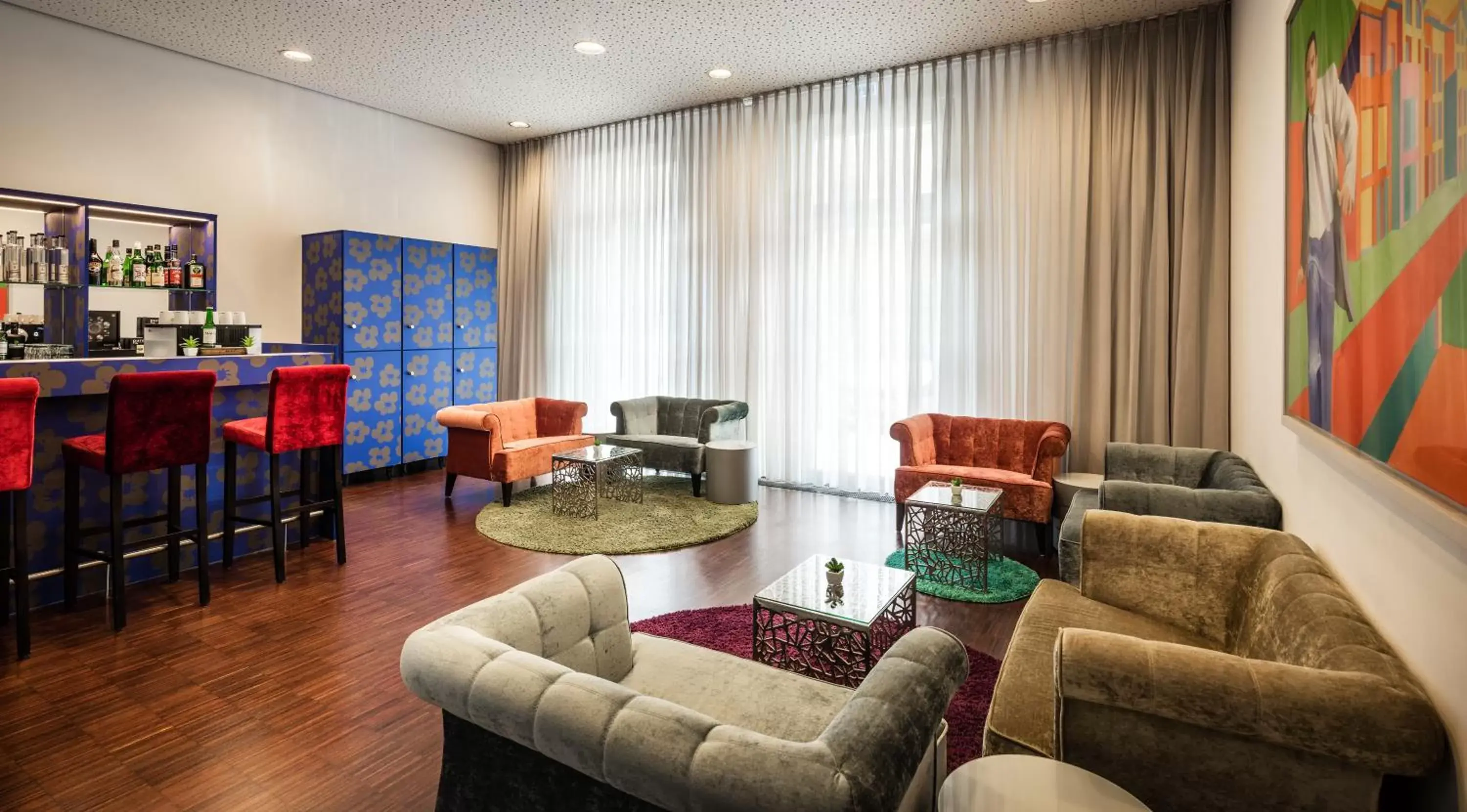 Communal lounge/ TV room, Seating Area in Art Hotel City Leipzig
